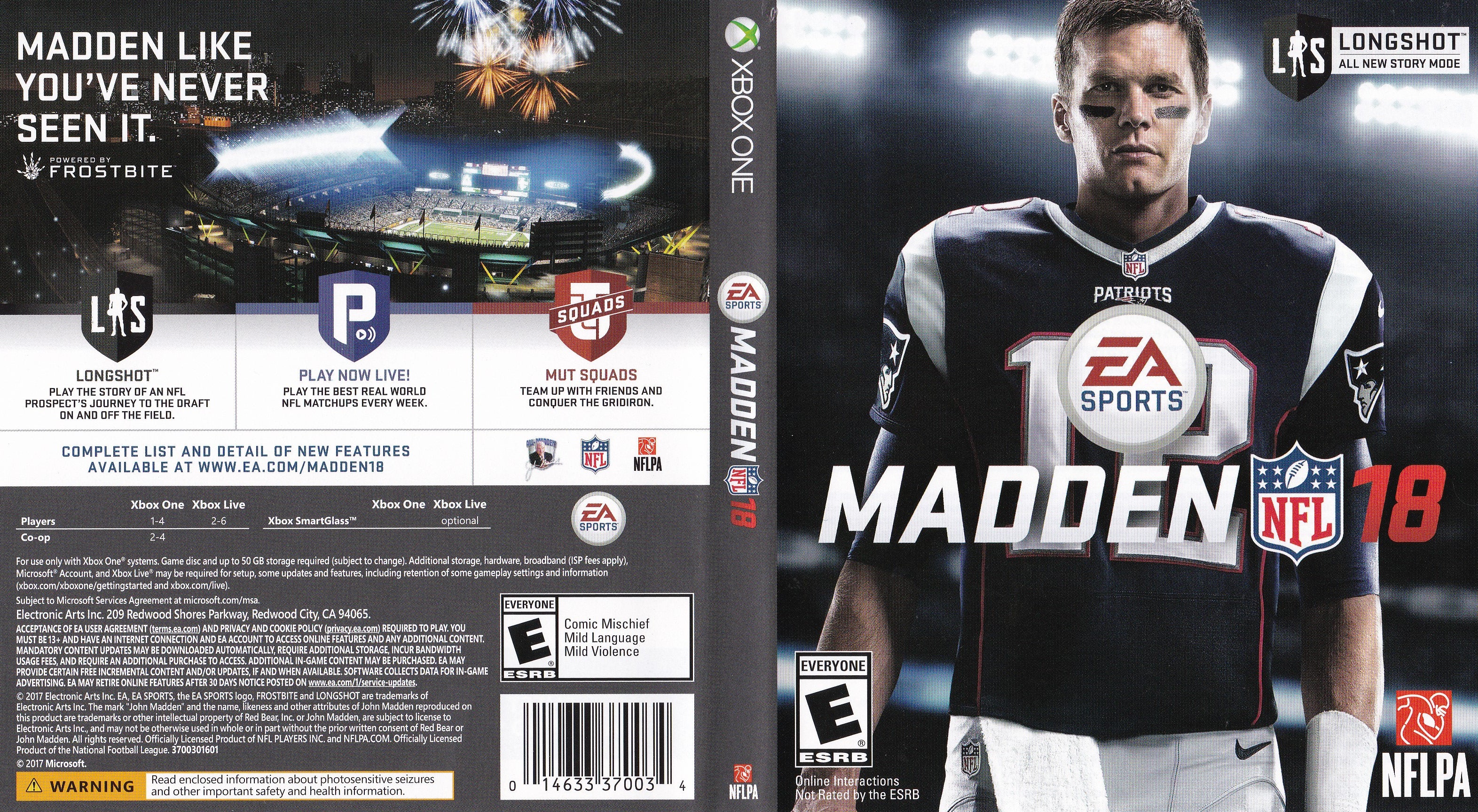 Madden NFL 18 Xbox One