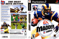 Madden NFL 2003 N PS2