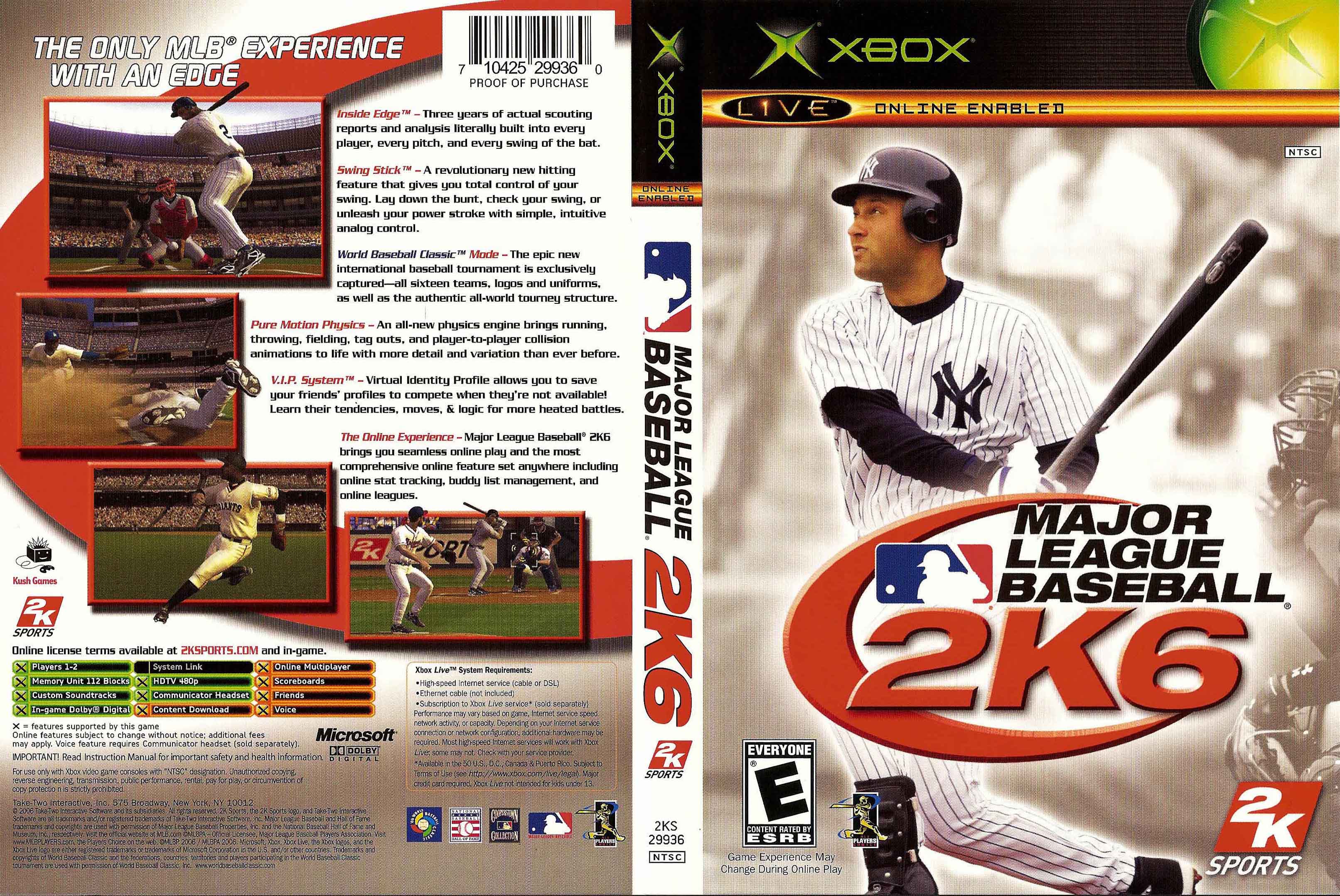 Major League Baseball 2k6 C Xbox