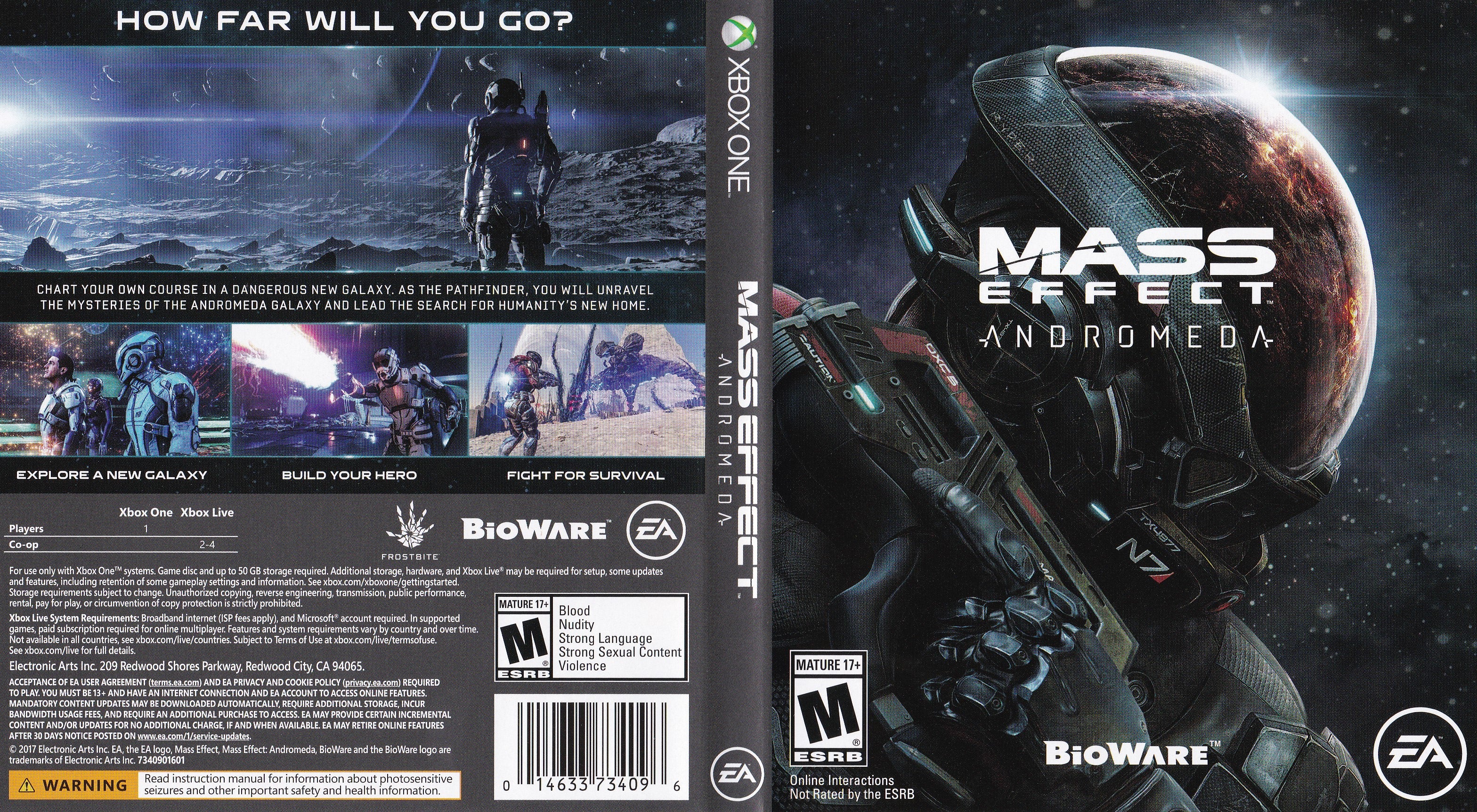 Mass Effect Andromeda Xbox One