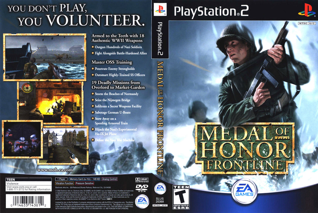Medal Of Honor Frontline C BL PS2