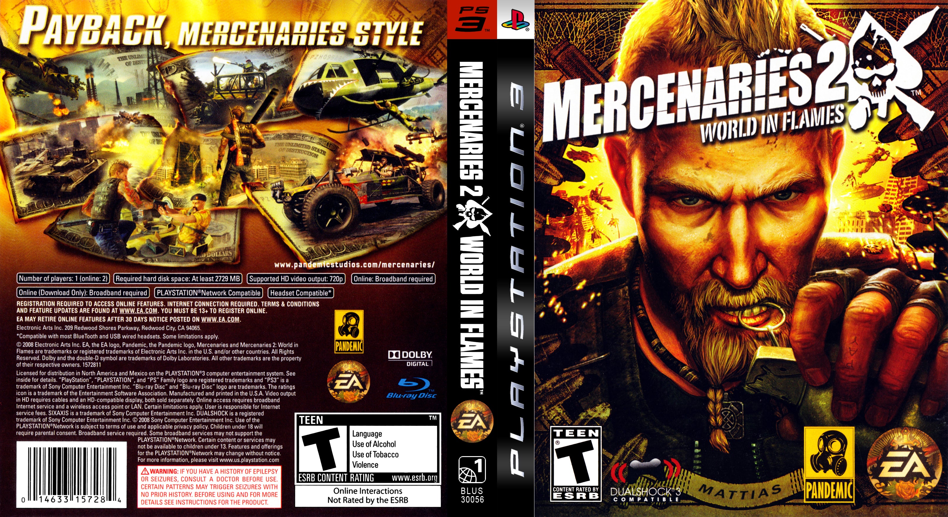 Mercenaries 2 World In Flames PS3 Clarkade