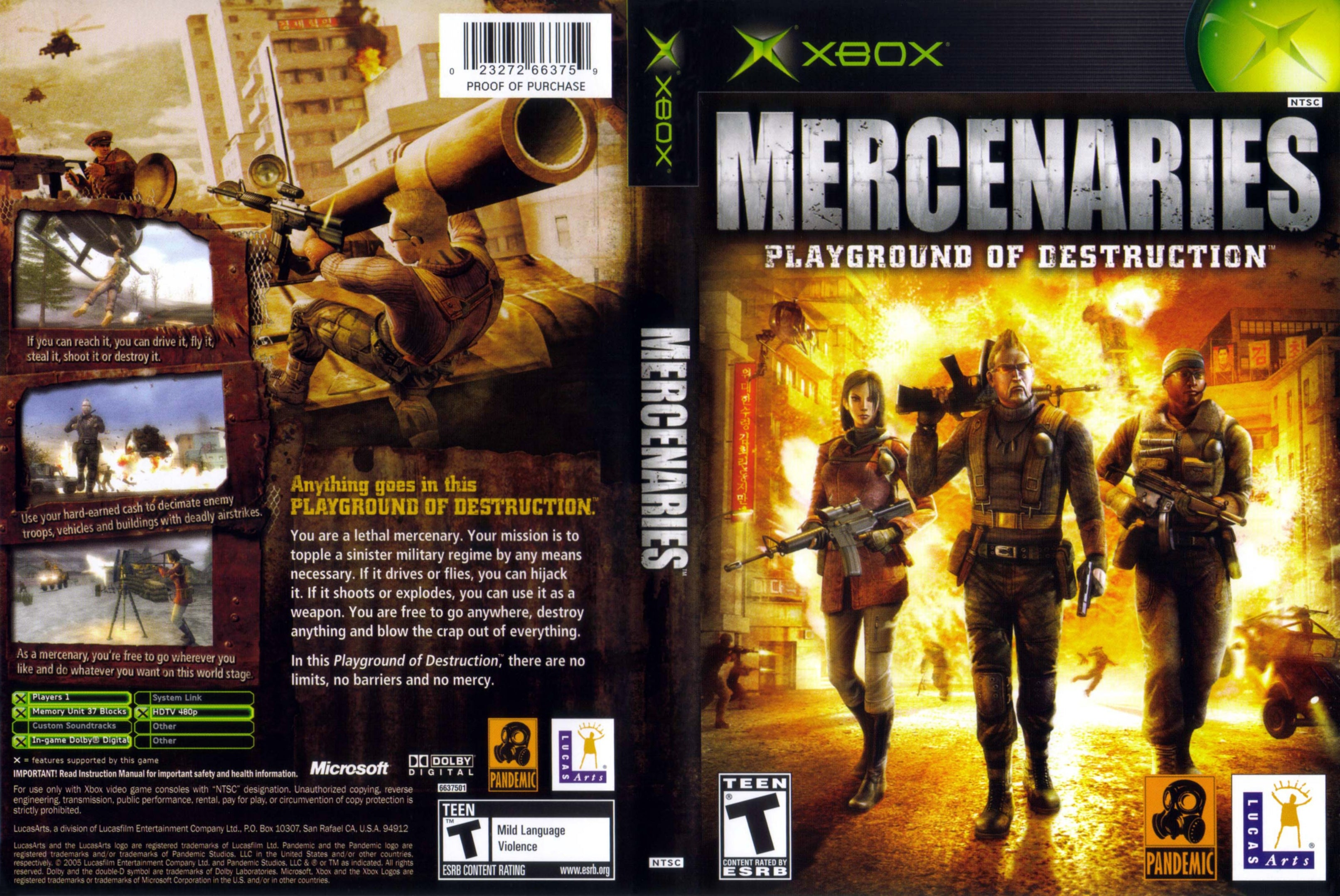 Mercenaries Xbox