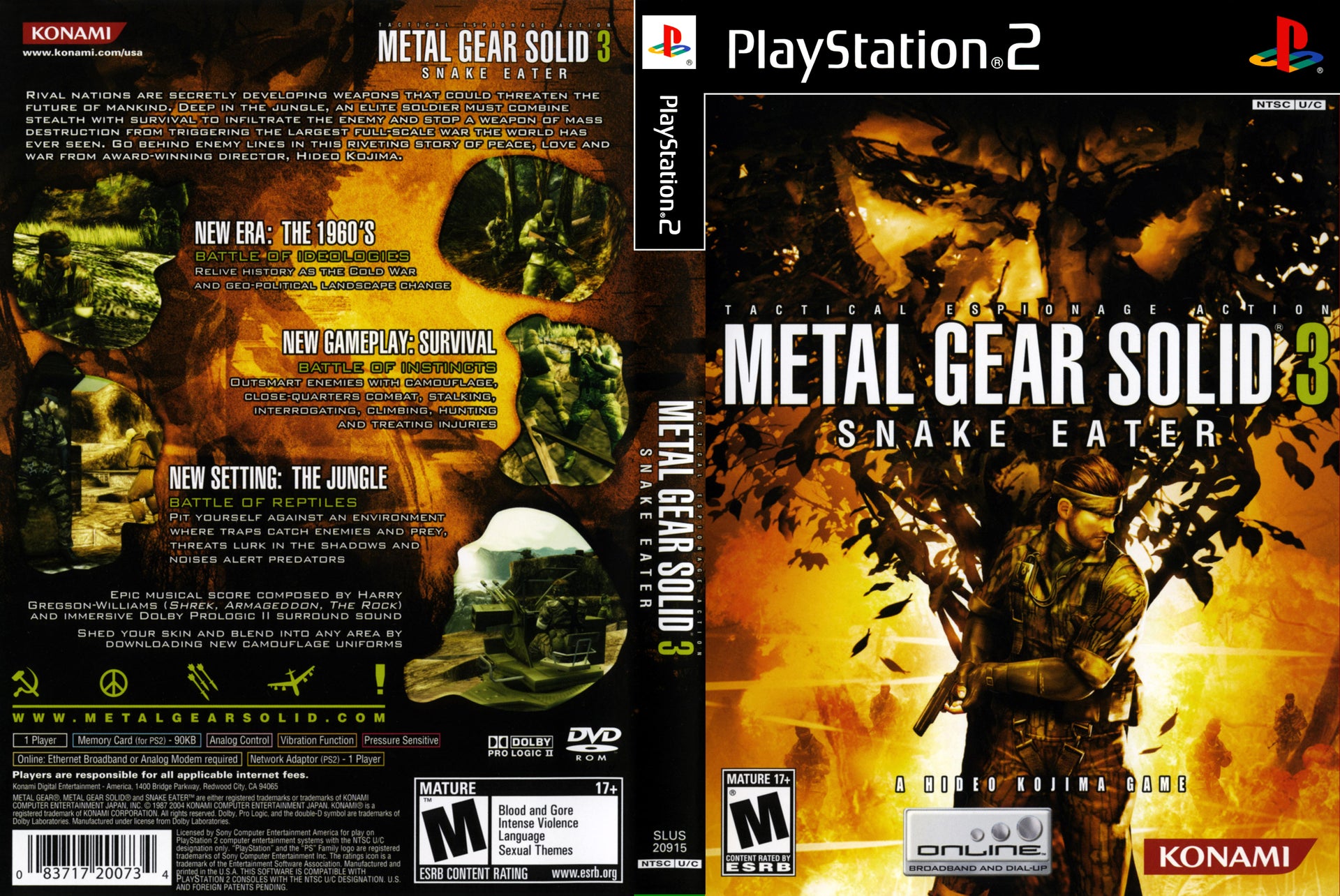 Metal Gear Solid 3 Snake Eater PS2