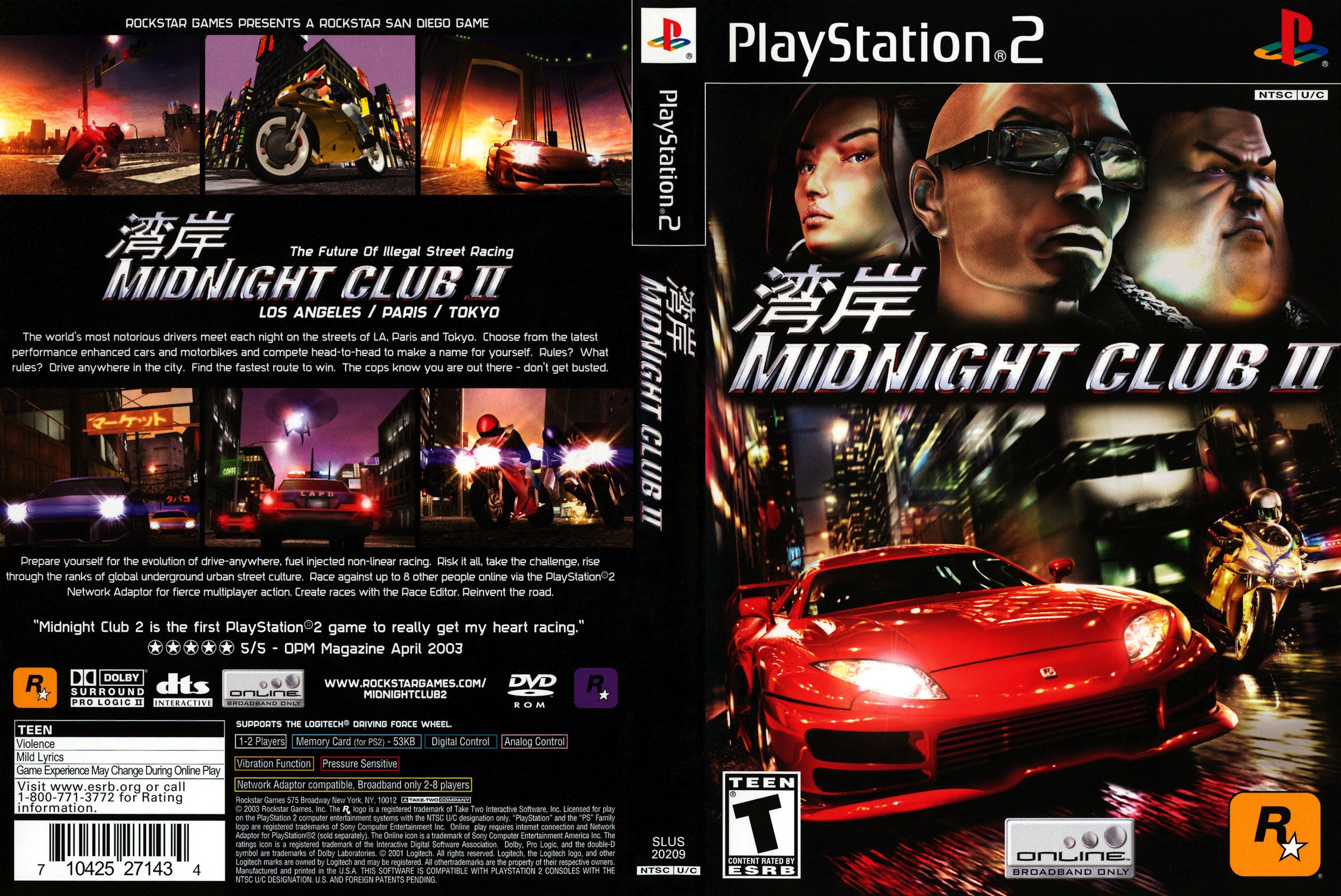 Midnight Club II PS2
