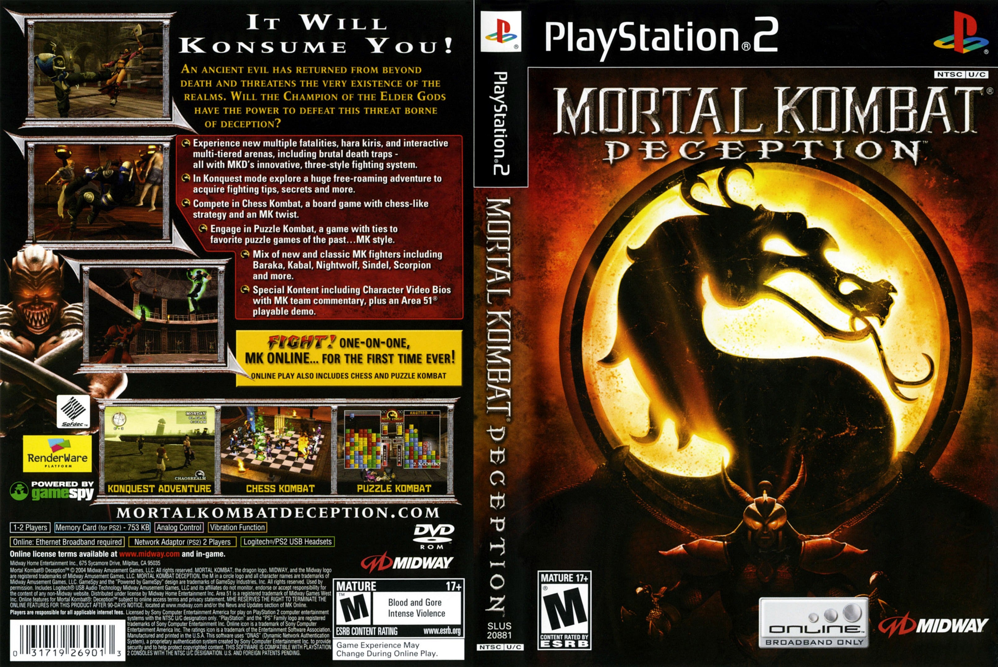 Mortal Kombat: Deception – Wikipédia, a enciclopédia livre