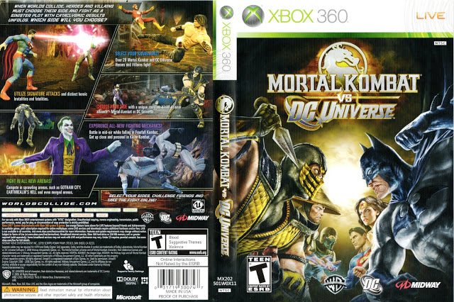Fatalities Mortal Kombat Vs DC Universe, PDF, Warner Bros. Franchises