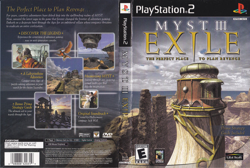 Amazon.com: Myst III Exile - PlayStation 2 : Video Games