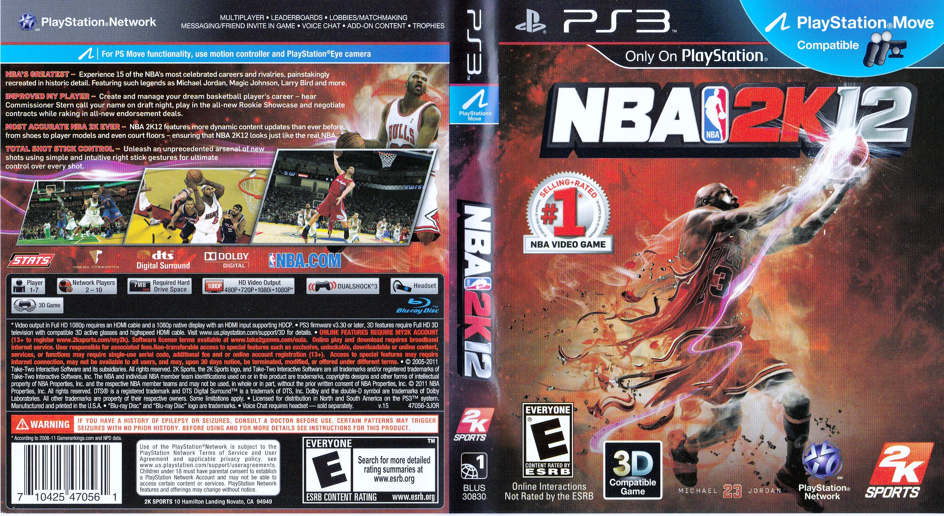 NBA 2K12 - (PS3) PlayStation 3 [Pre-Owned] in 2023