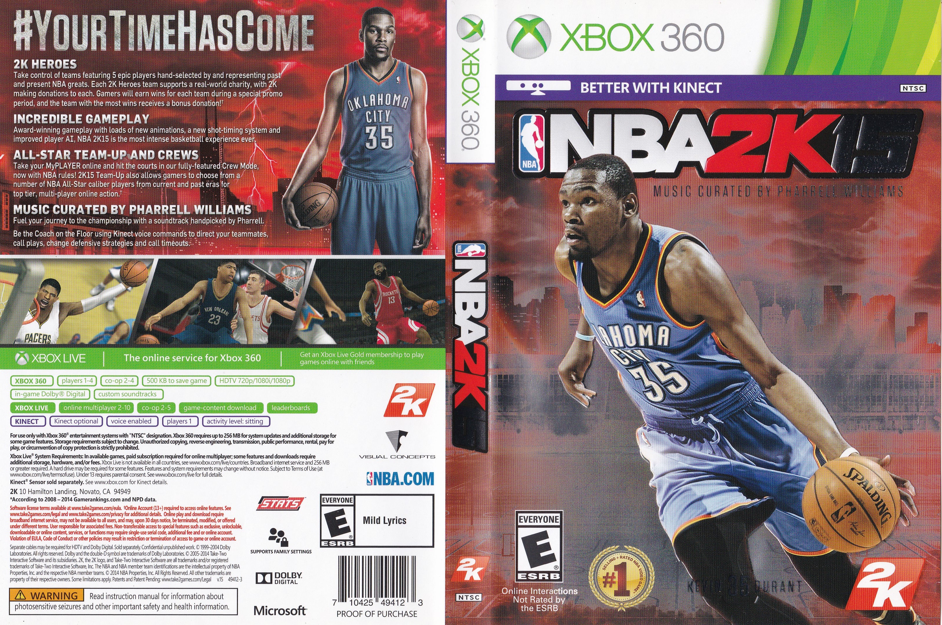 NBA 2K15 Xbox 360