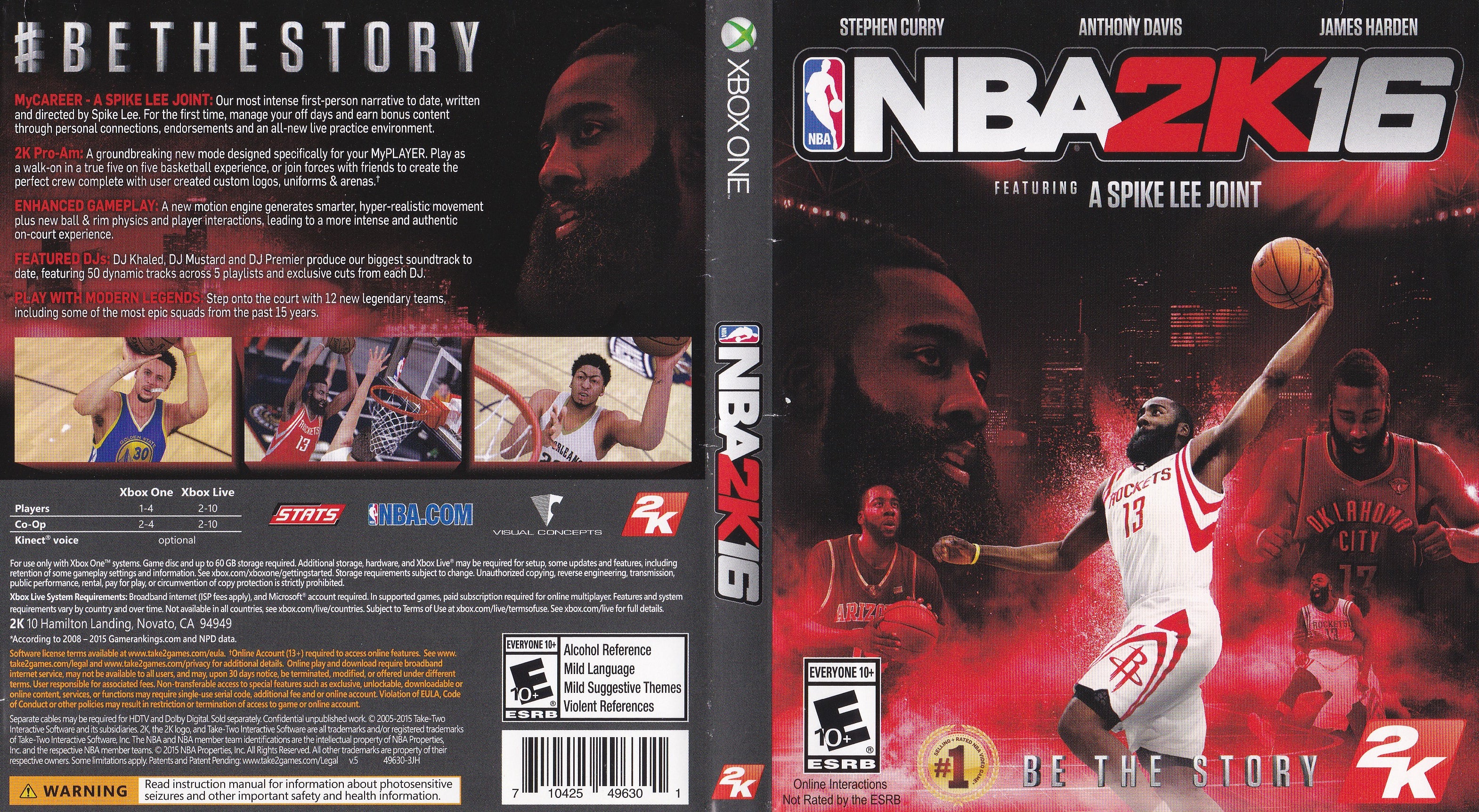 NBA 2K16 Xbox One