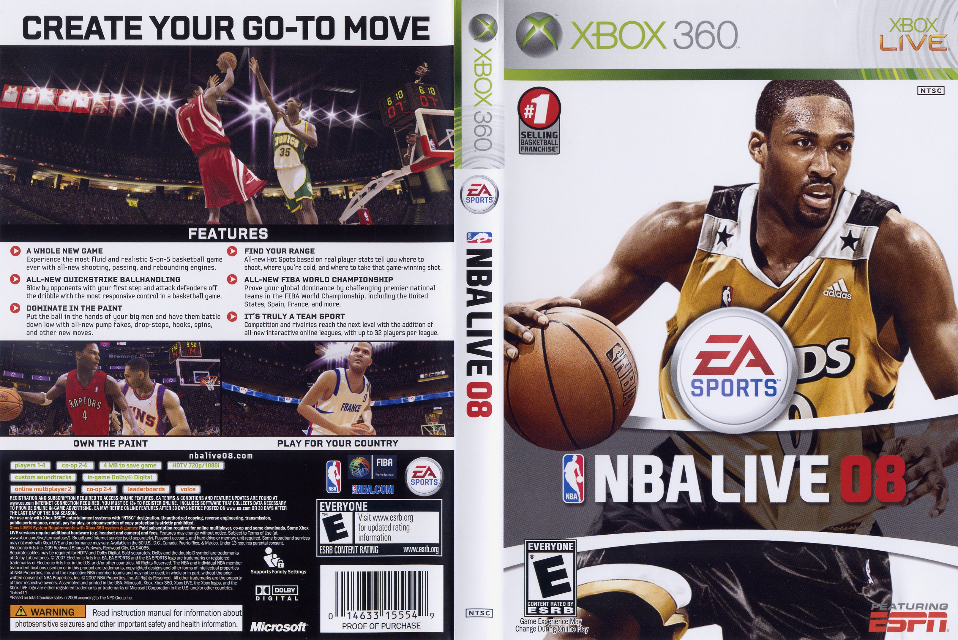 NBA Live 08 Xbox 360 Clarkade