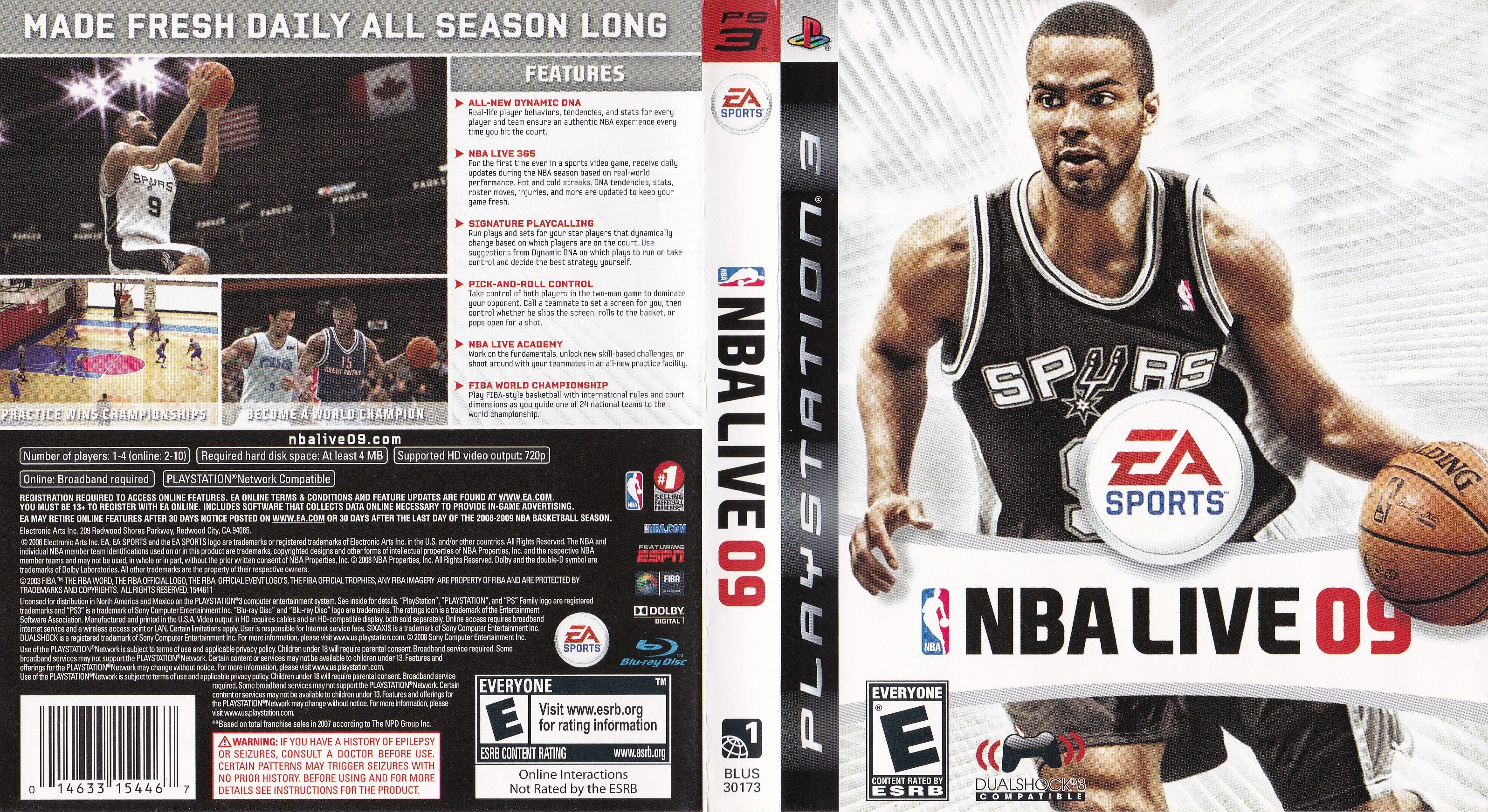 NBA Live 09 PS3