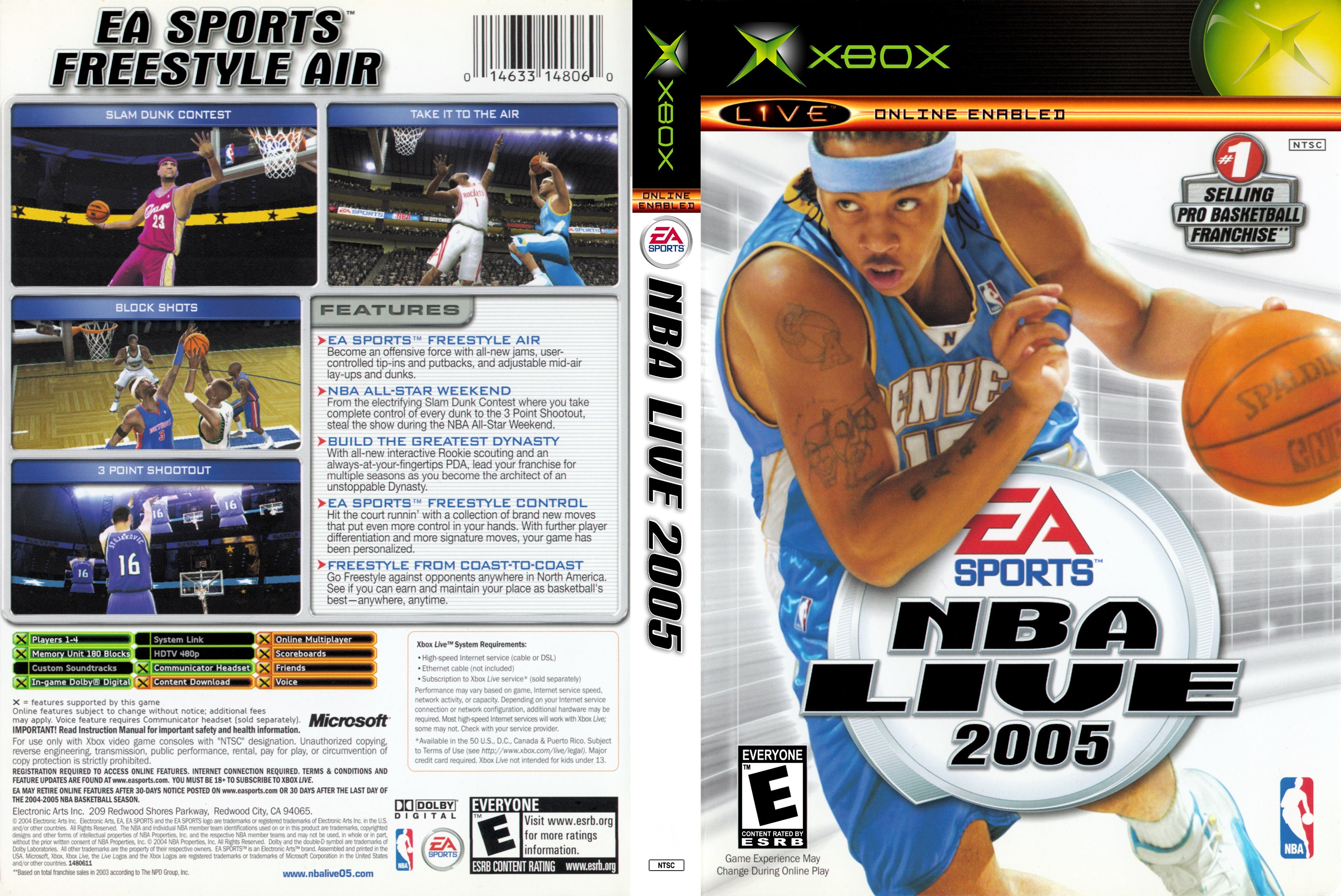 NBA Live 2005 N Xbox Clarkade