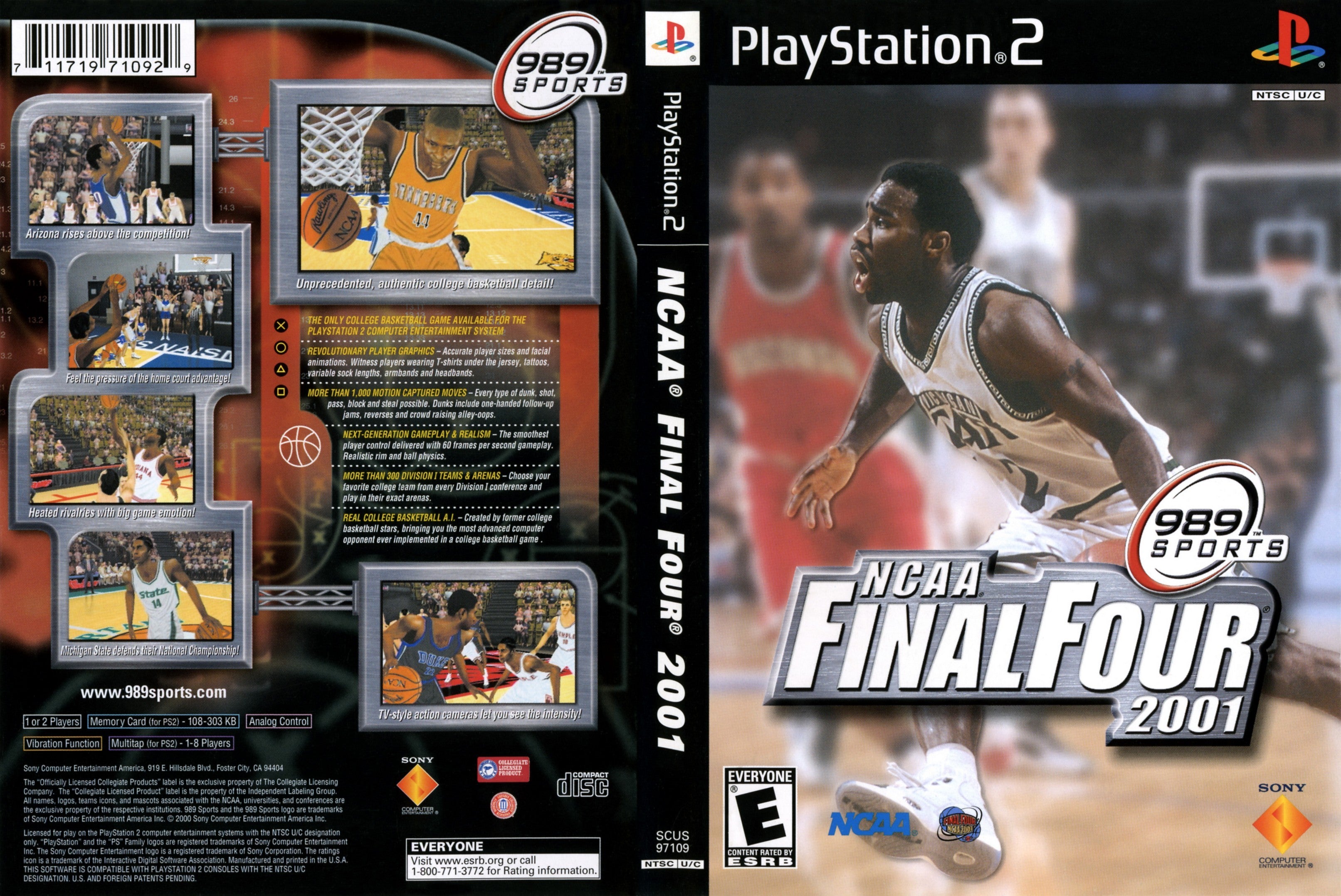 NCAA Final Four 2001 C PS2