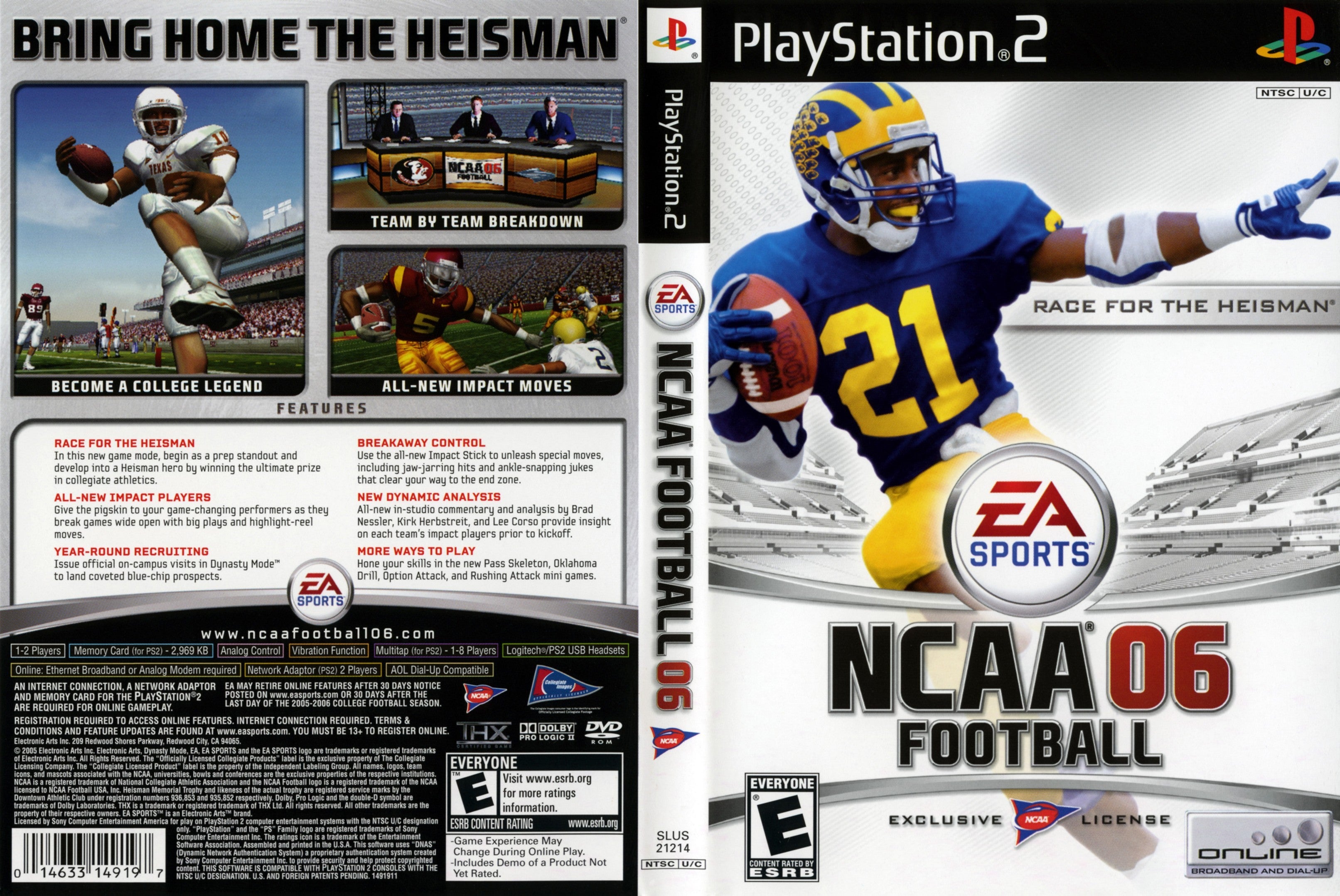 NCAA Football 06 C PS2