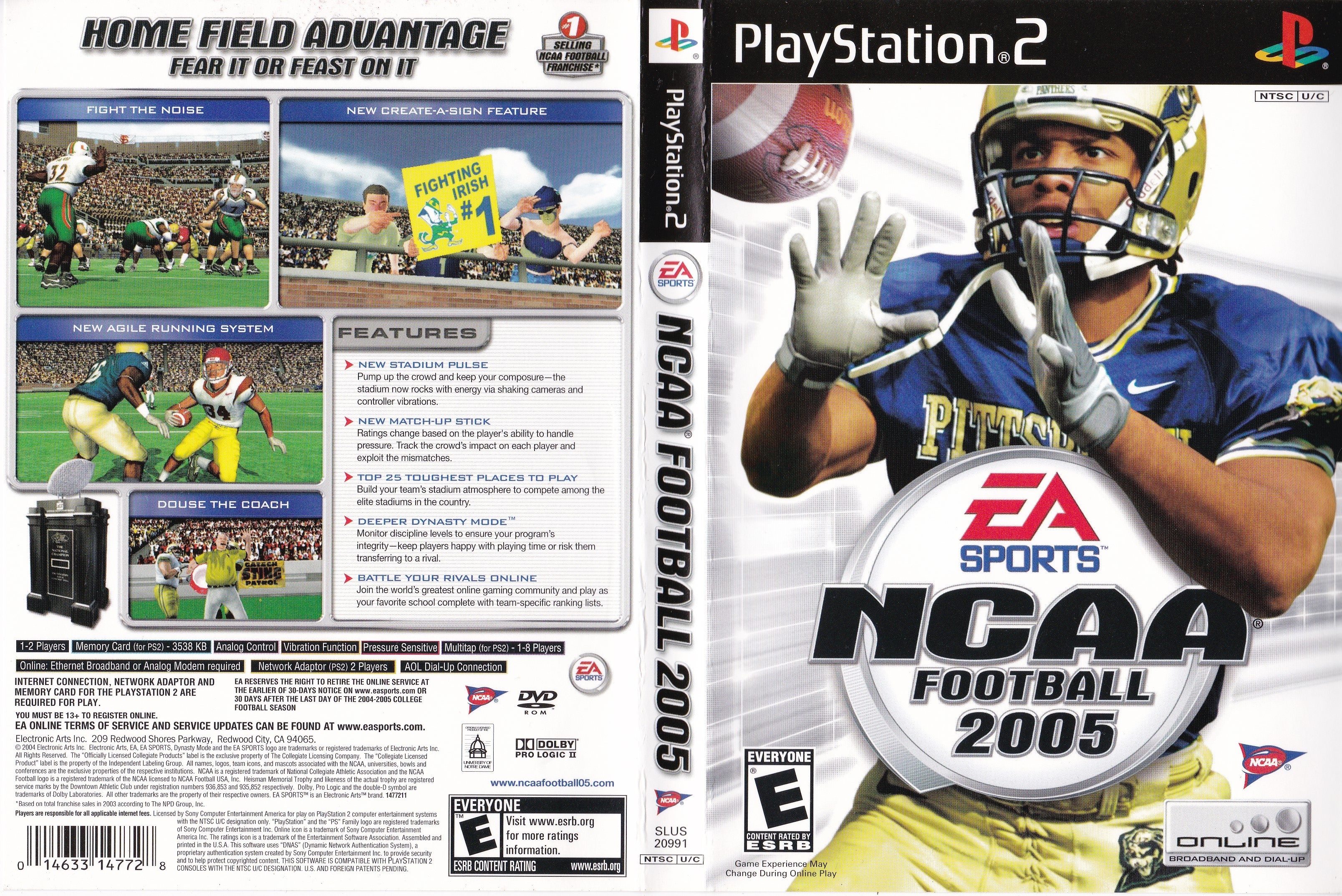 NCAA Football 2005 N PS2