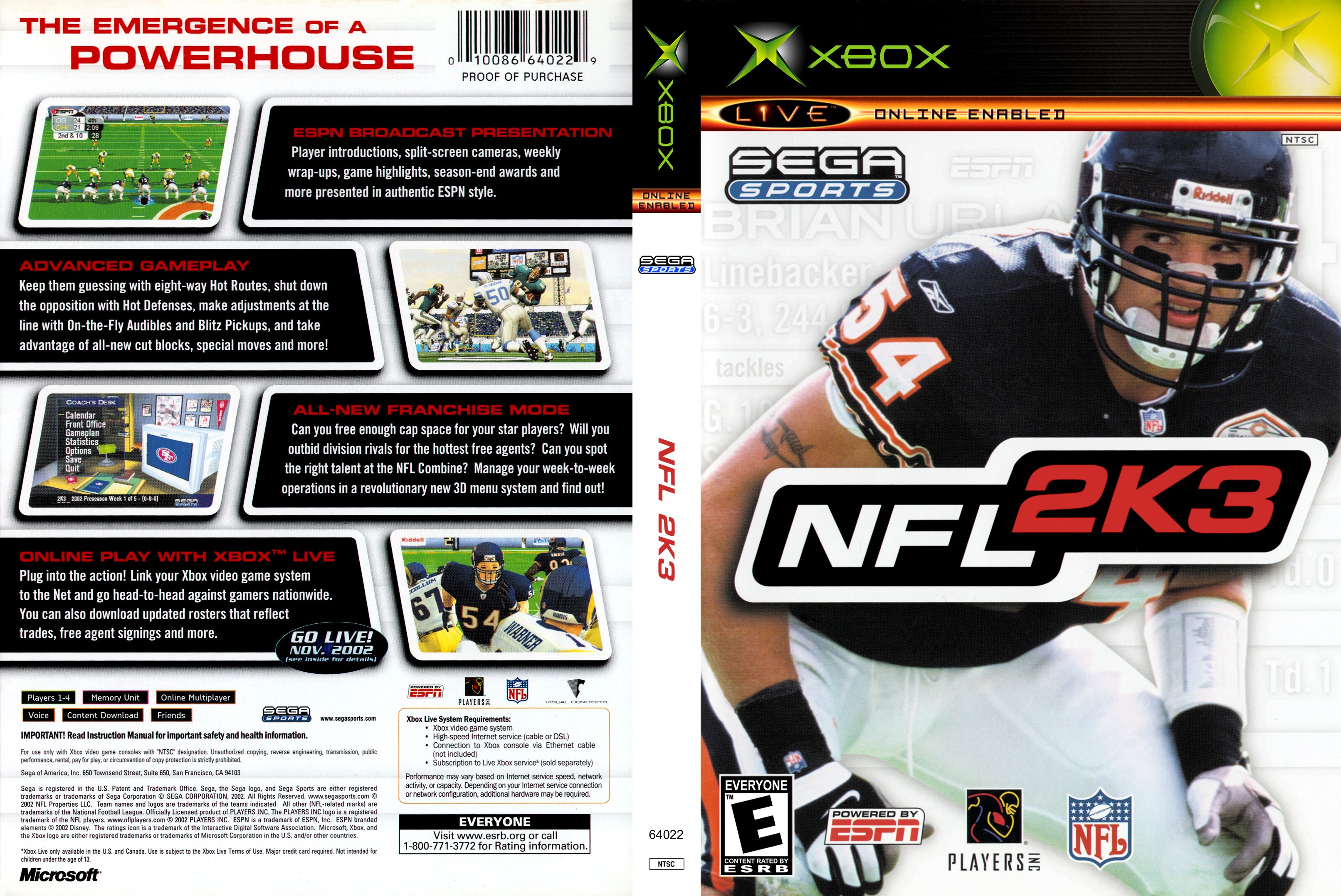 NFL 2K3 Xbox