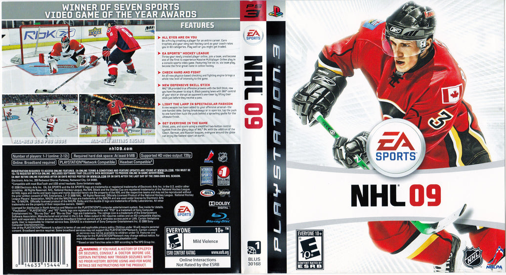NHL 09 PS3