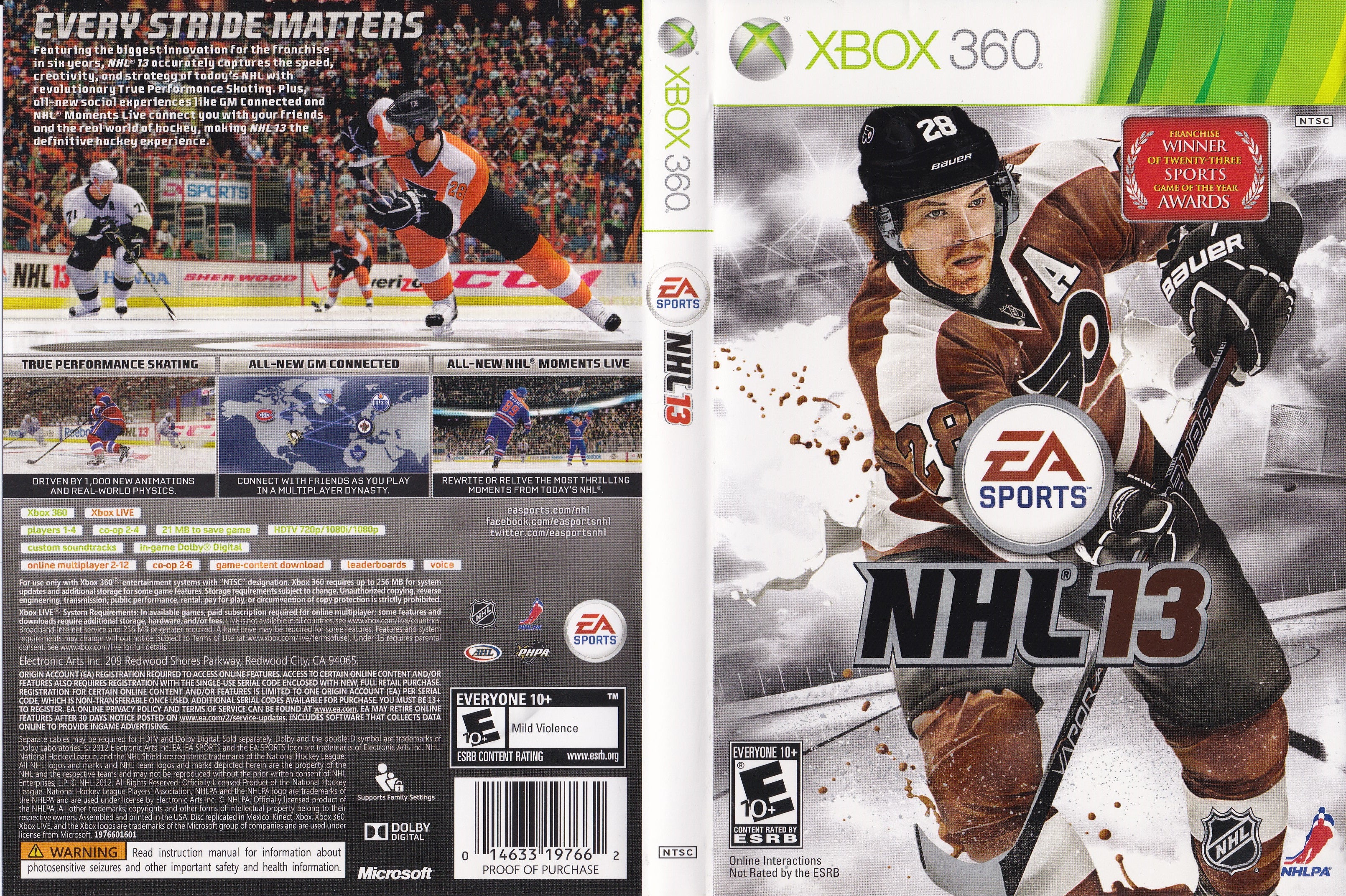 NHL 13 Xbox 360 Clarkade