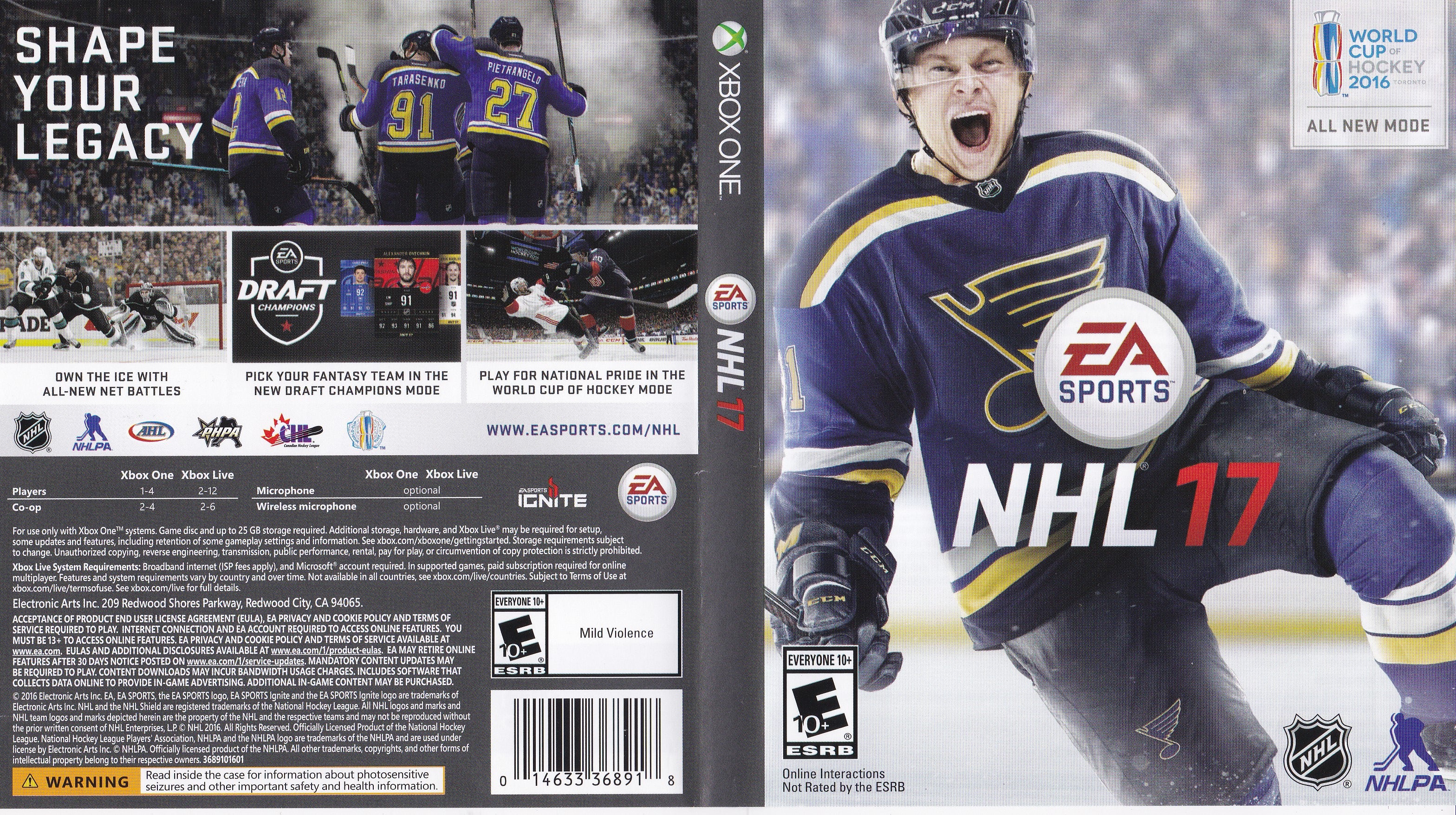 NHL 17 Xbox One