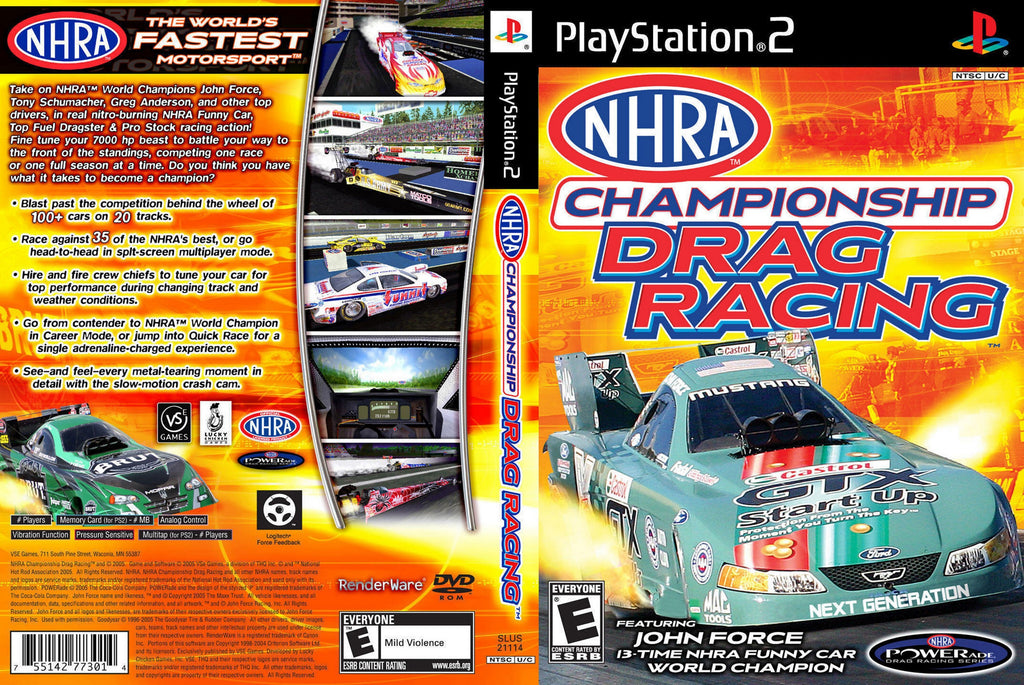 NHRA Championship Drag Racing C PS2