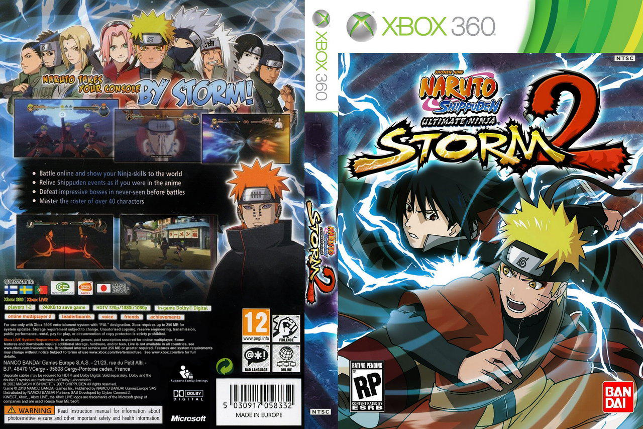 Jogo Naruto Shippuden Ultimate Ninja Storm 2 Xbox 360 Bandai Namco com o  Melhor Preço é no Zoom