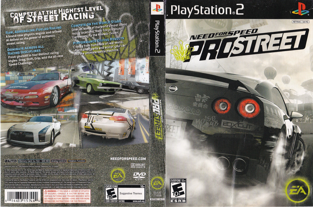 Need For Speed Prostreet C BL PS2