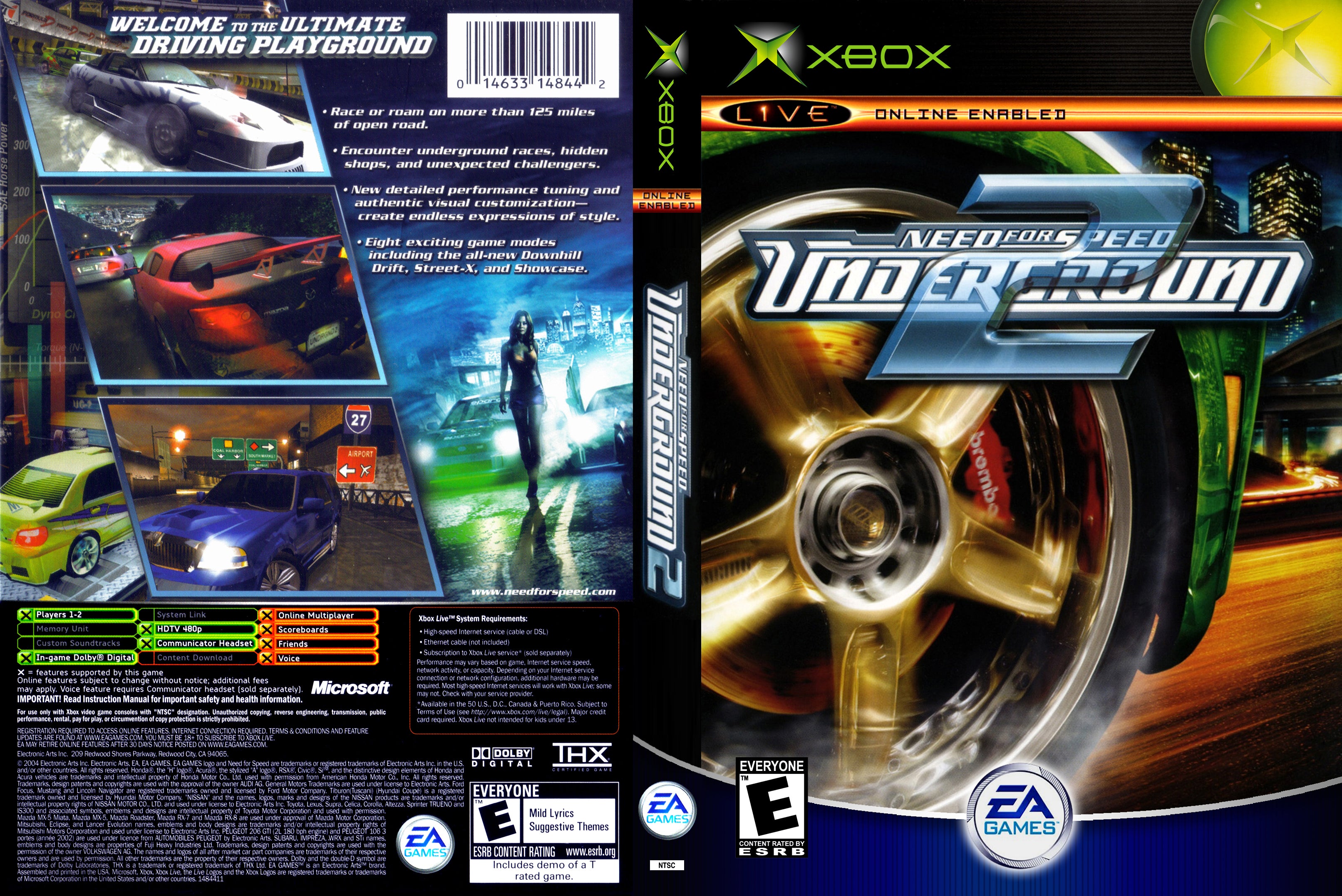 Need For Speed Underground 2 C Xbox