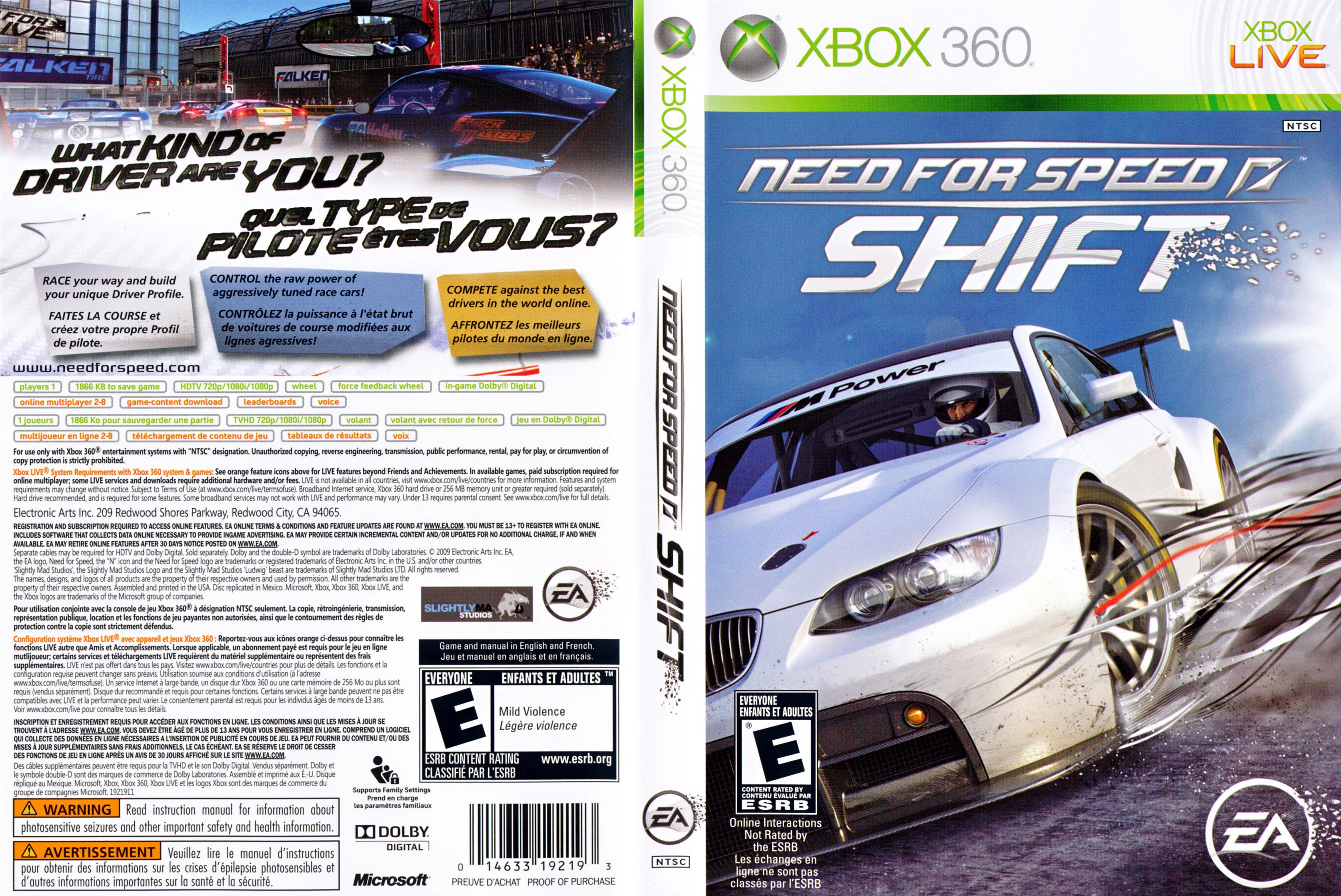 Need For Speed Shift Xbox 360