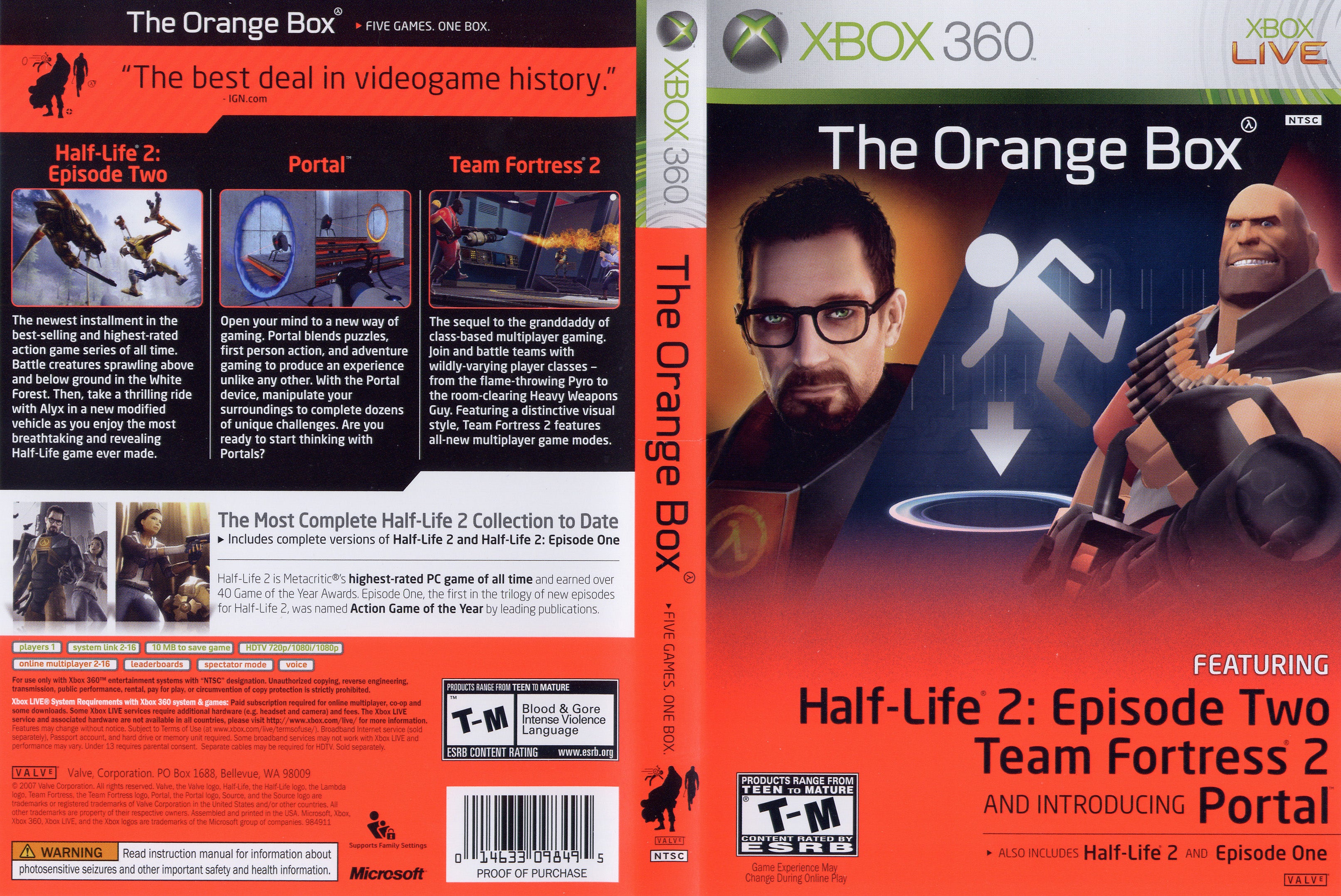 half life xbox 360