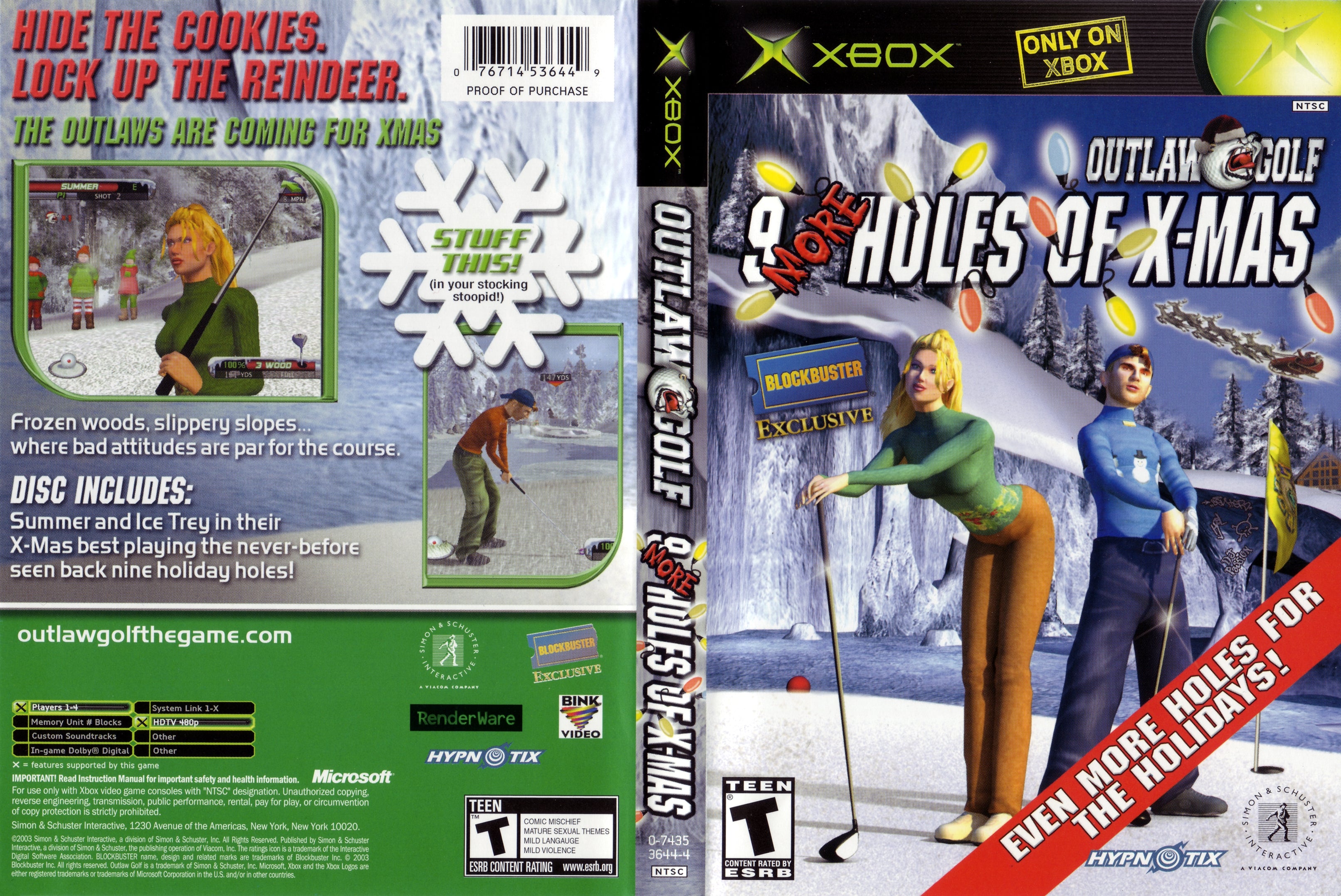 Outlaw Golf 9 More Holes of X-Mas Xbox