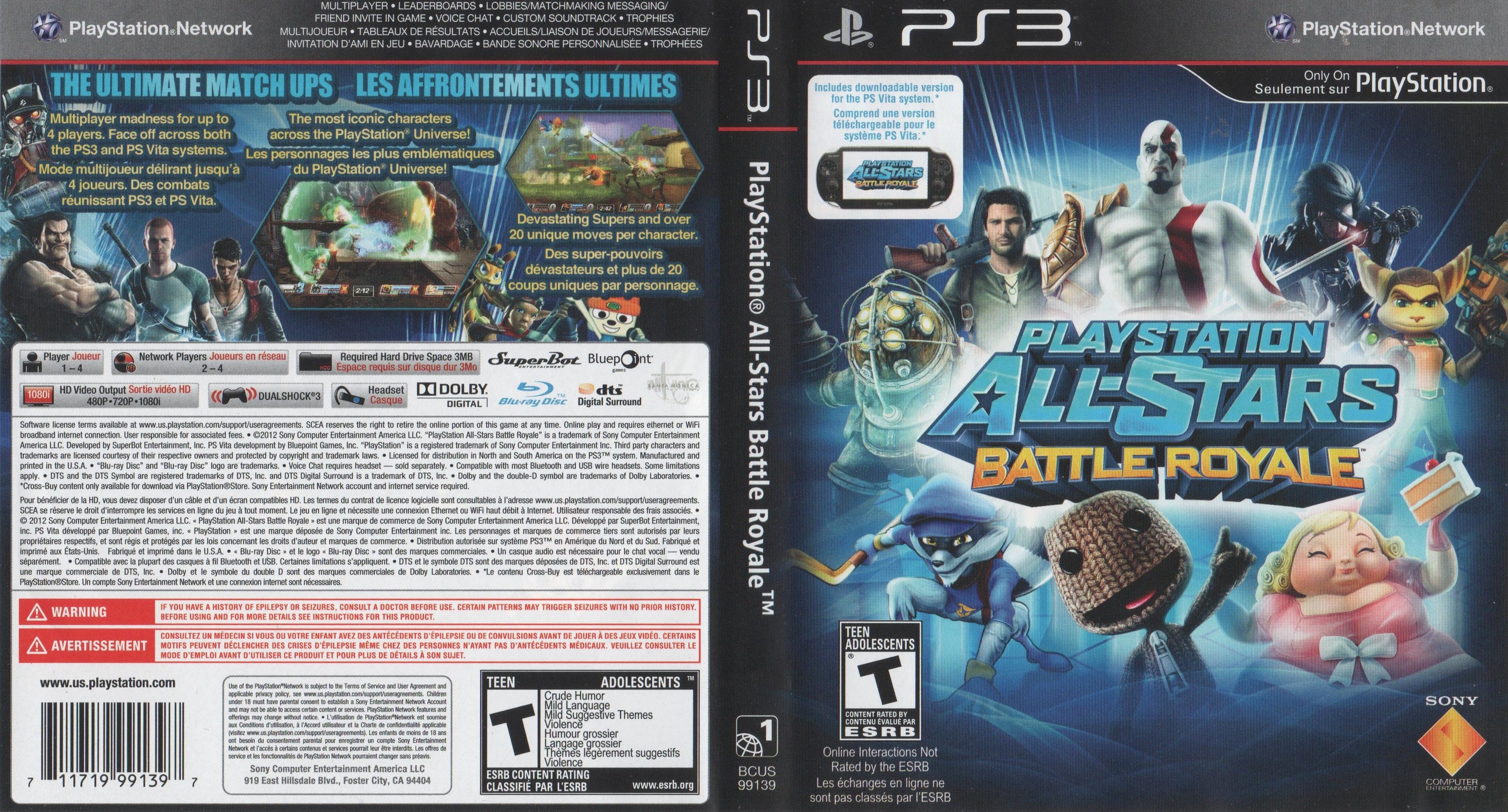 Ps3 Battle Royale All Stars