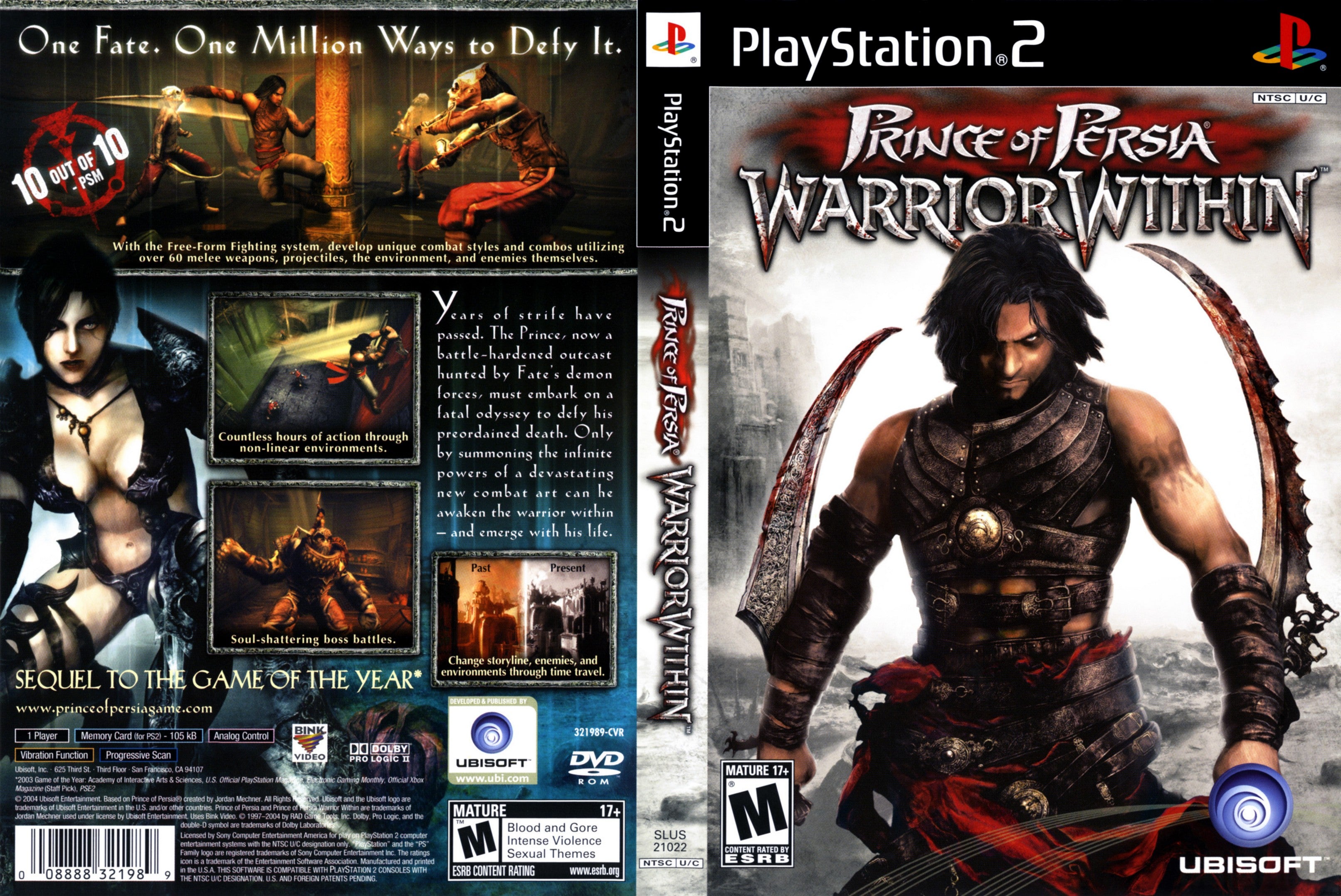 Prince of Persia: Warrior Within (Playstation 2) PS2 8888321989