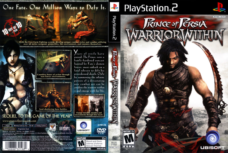 Ps2 Disc Prince Of Persia Warrior Within Eng Used - Game Deals - AliExpress