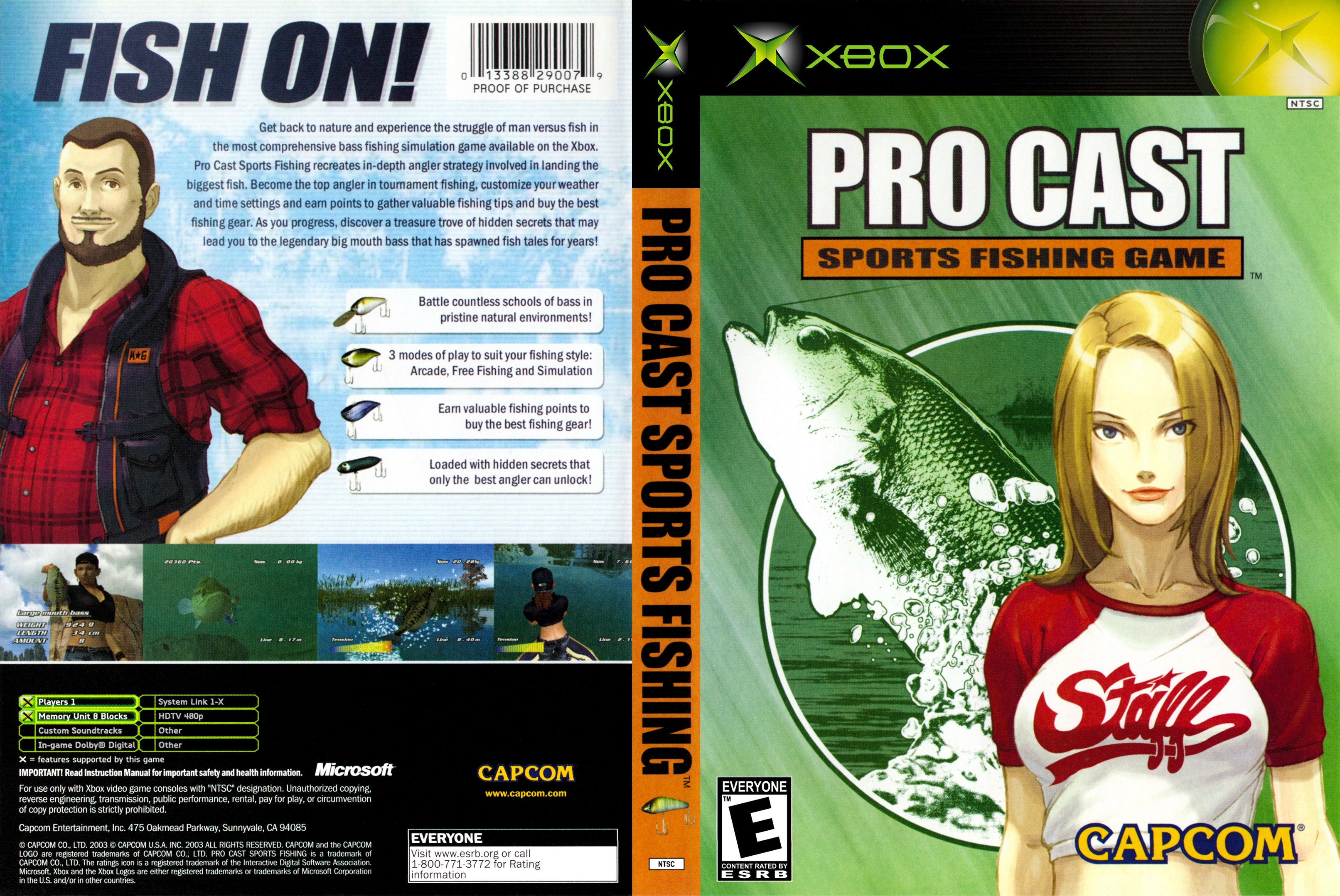 Pro Cast Sports Fishing Game N Xbox | Clarkade