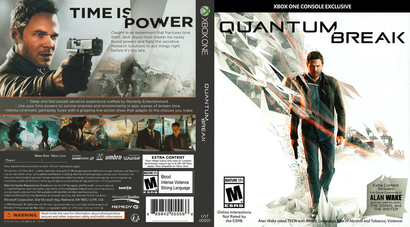 thumbnail interactive-video image 1 of Quantum Break - Xbox One Game With Time-Bending Action & TV Show Integration 1 of 9