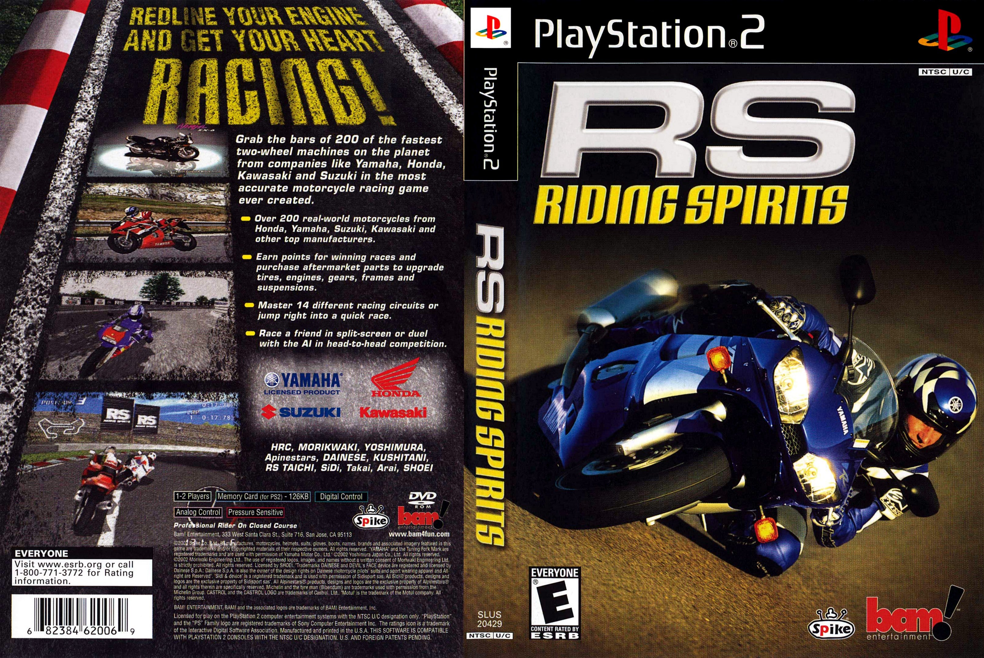 RS Riding Spirits C PS2