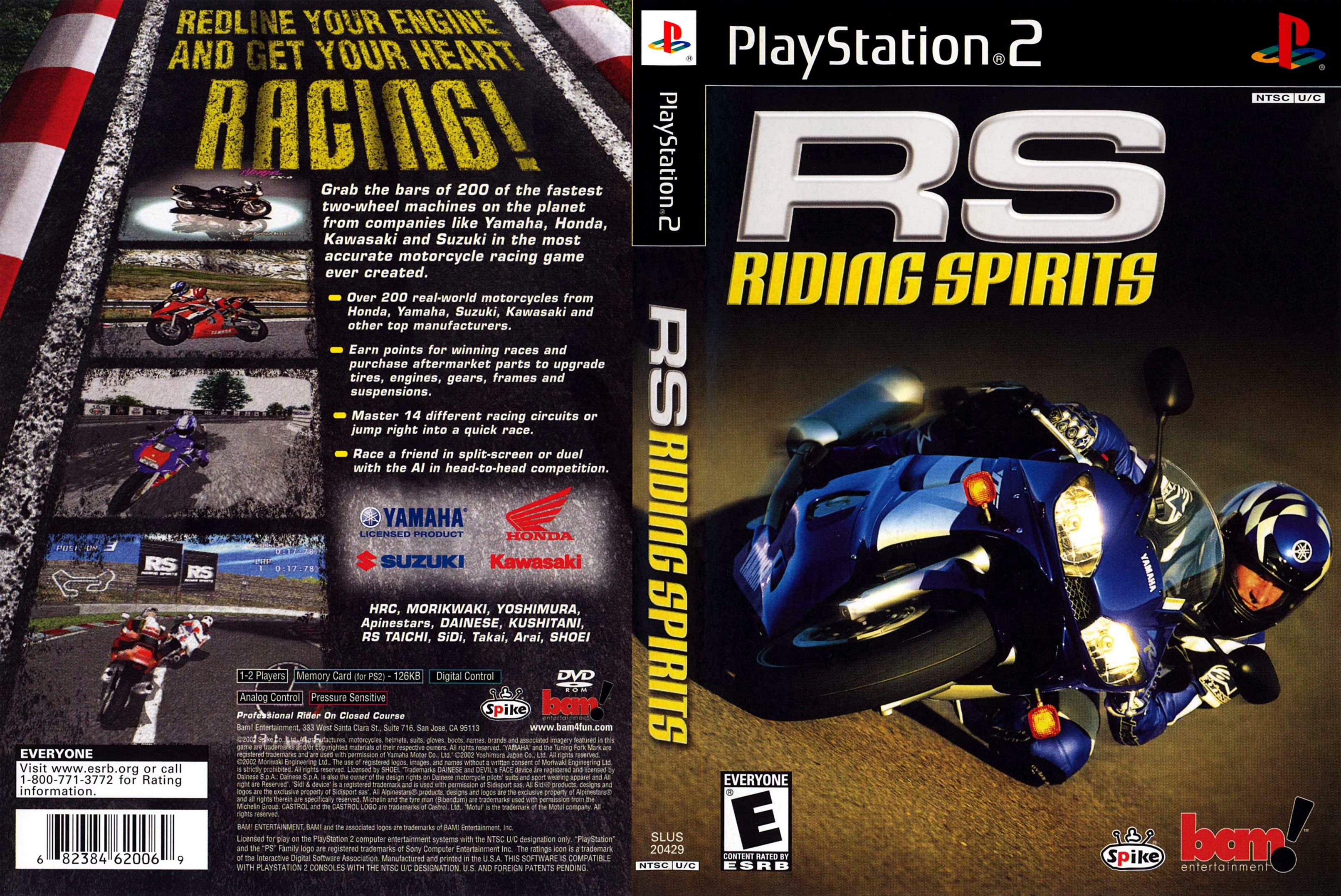 RS Riding Spirits C PS2 | Clarkade