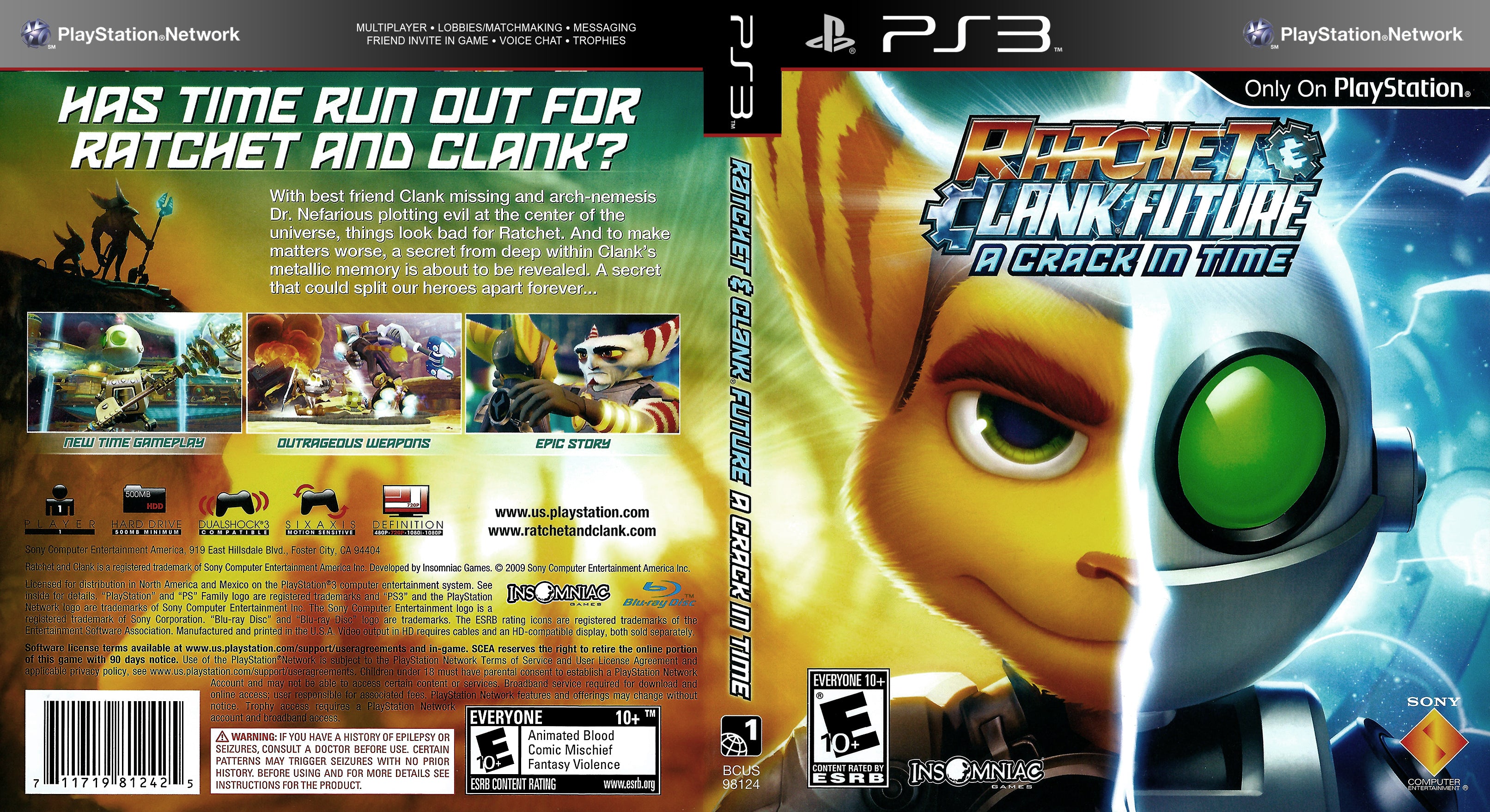 Clank Future A Ratchet And Clank A Crack In Time Ps4 Controller