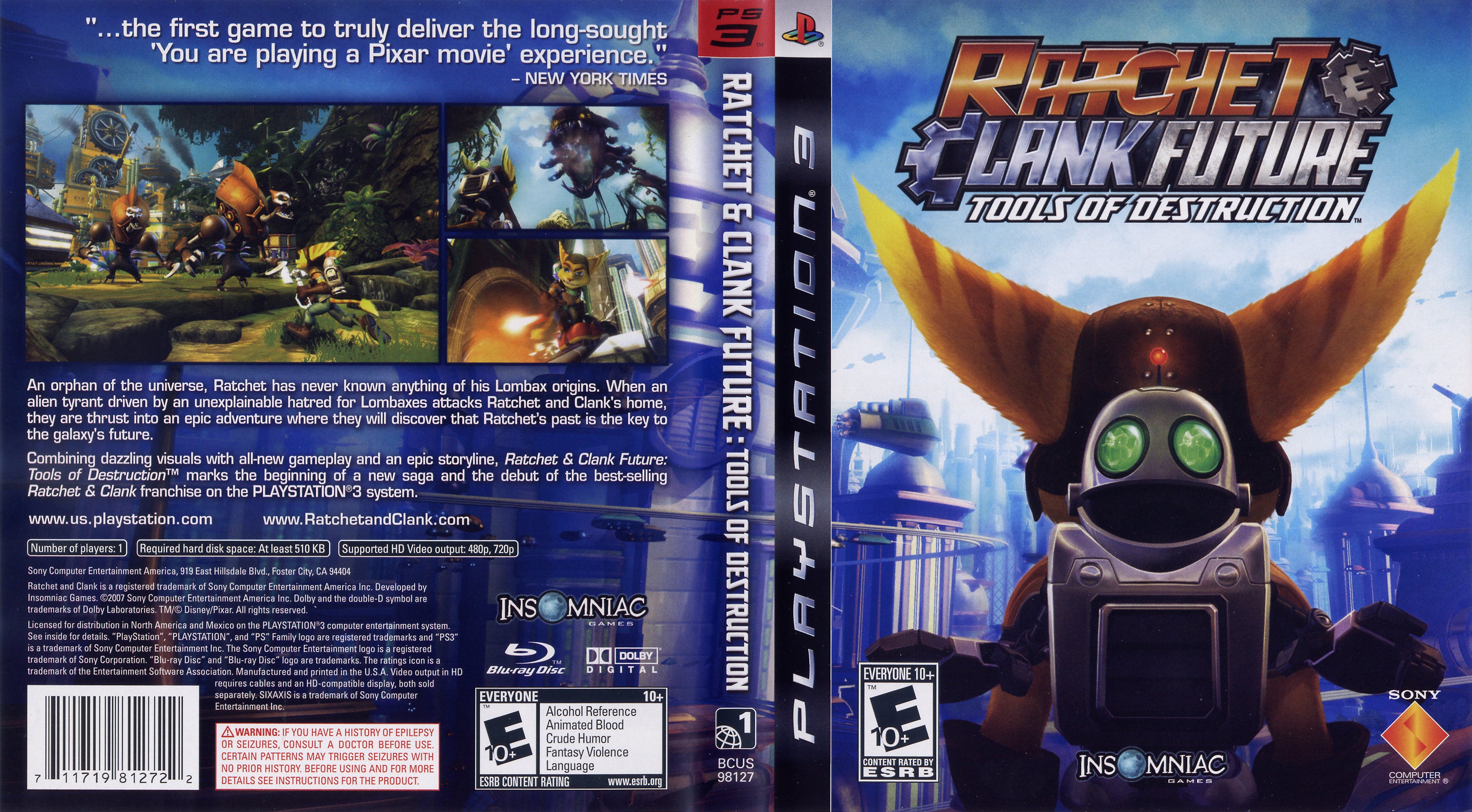 Ratchet and Clank Future: Tools of Destruction - Playstation 3