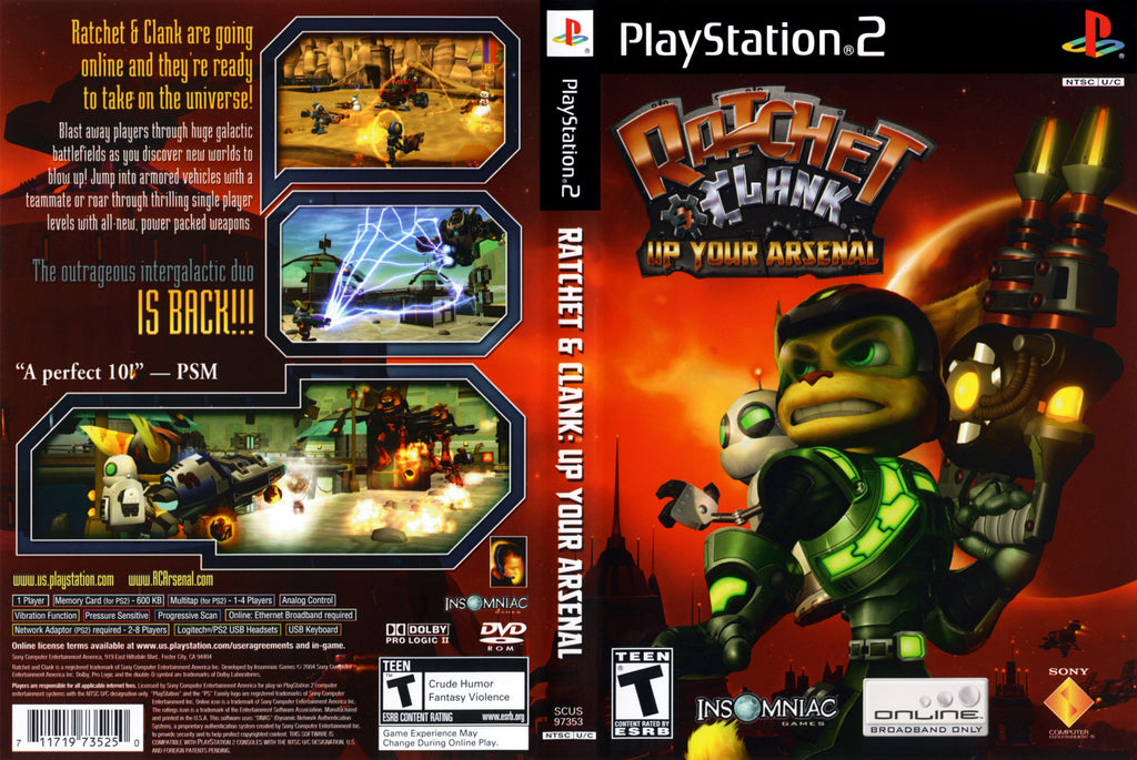 Ratchet & Clank Up Your Arsenal C BL PS2