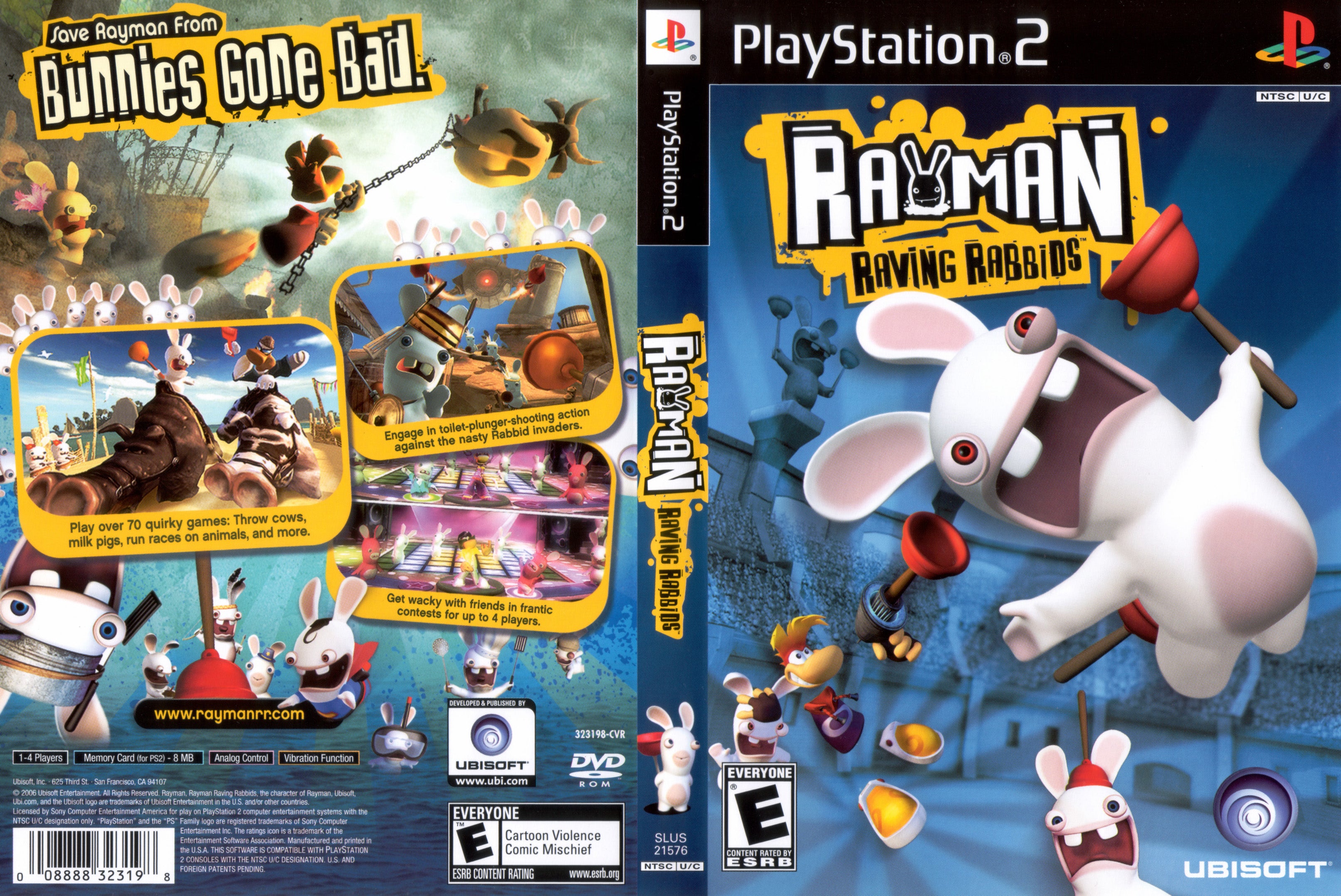 Rayman Raving Rabbids PS2