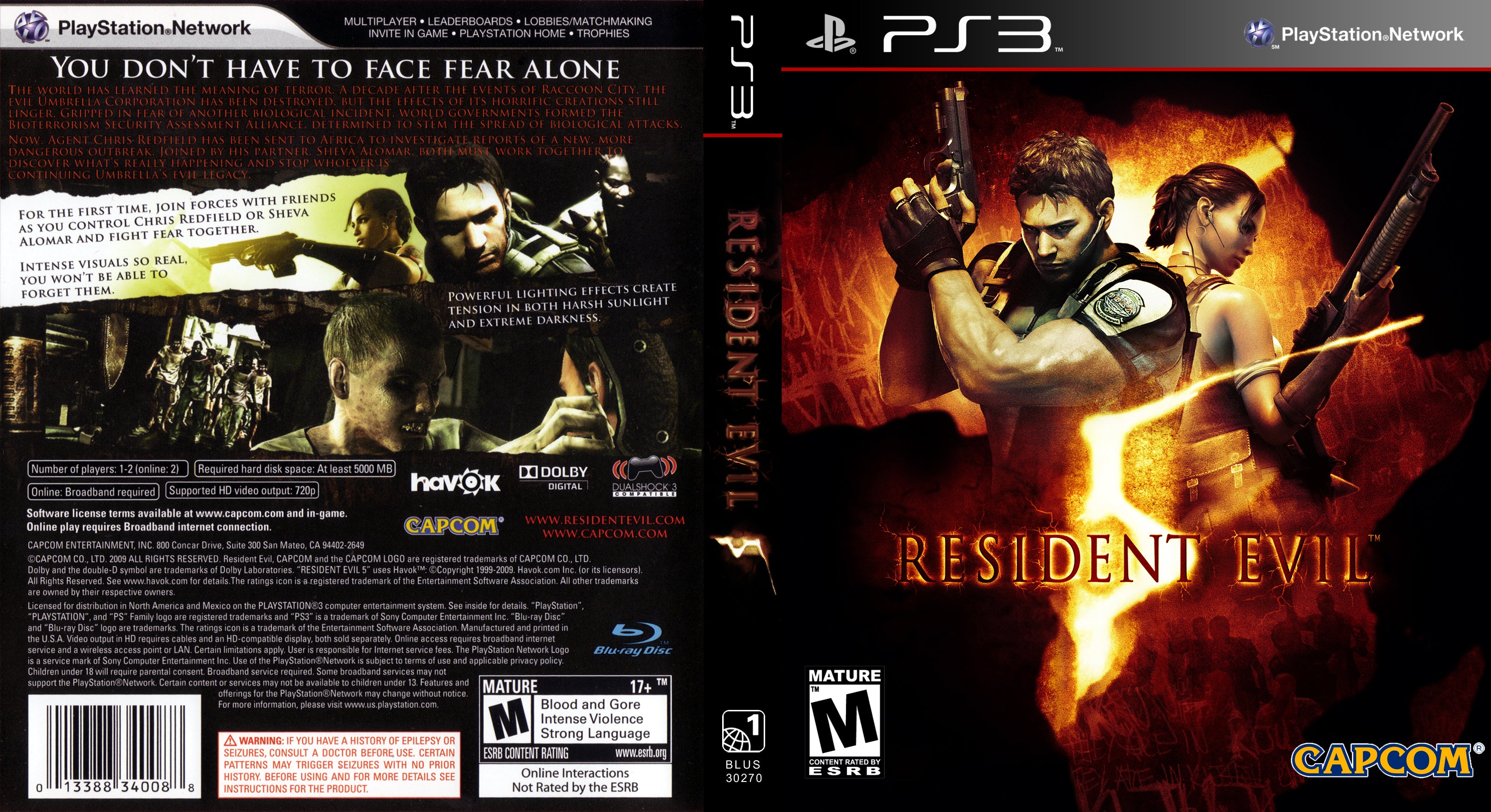 Resident Evil 5 PS3