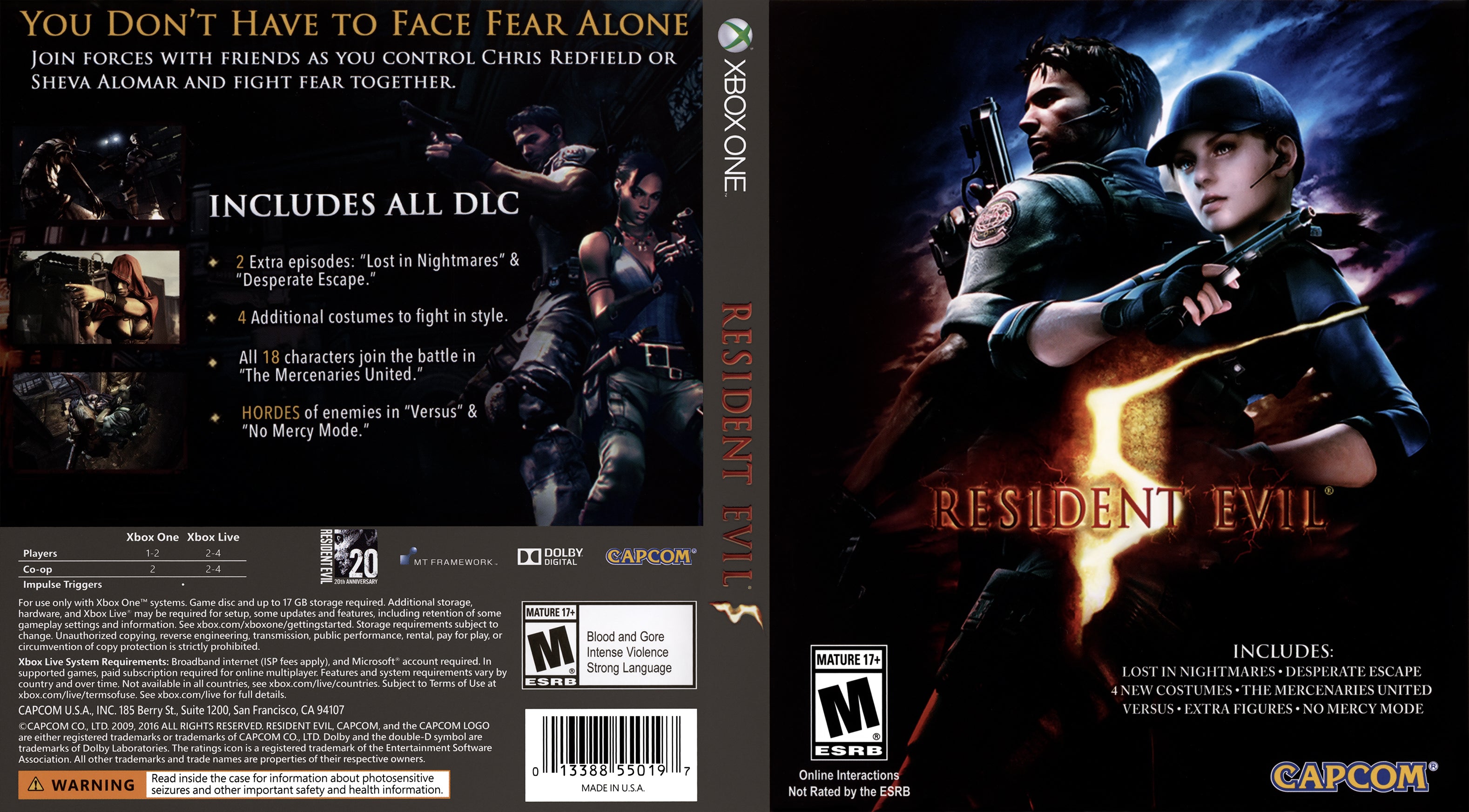 Resident Evil 5 Xbox One