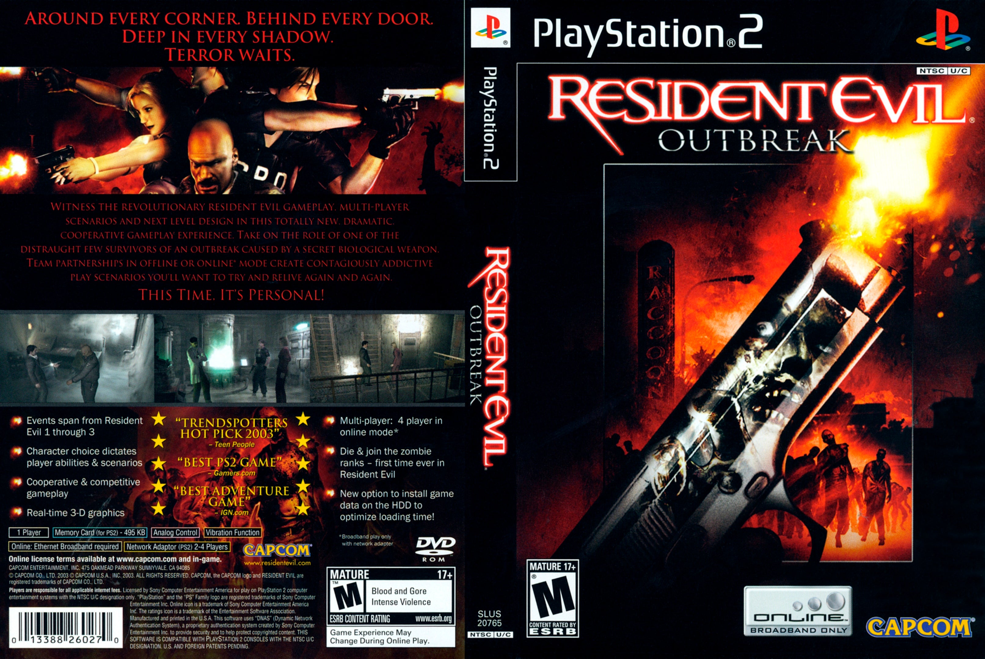Resident Evil Outbreak PS2