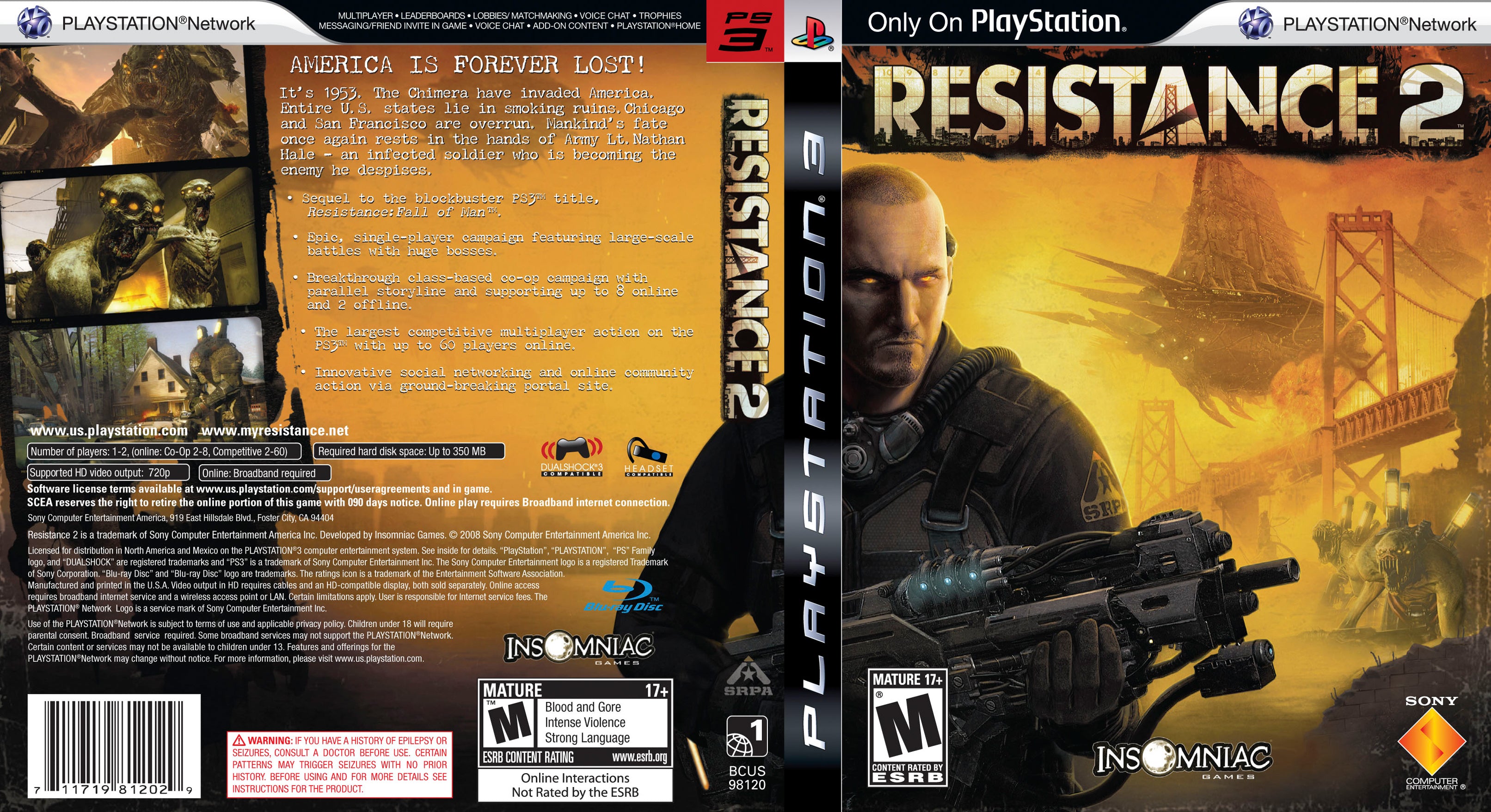 Resistance 2 PS3