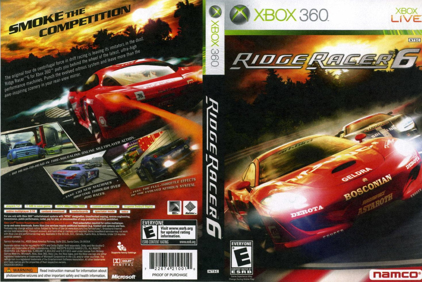 Ridge Racer 6 Xbox 360