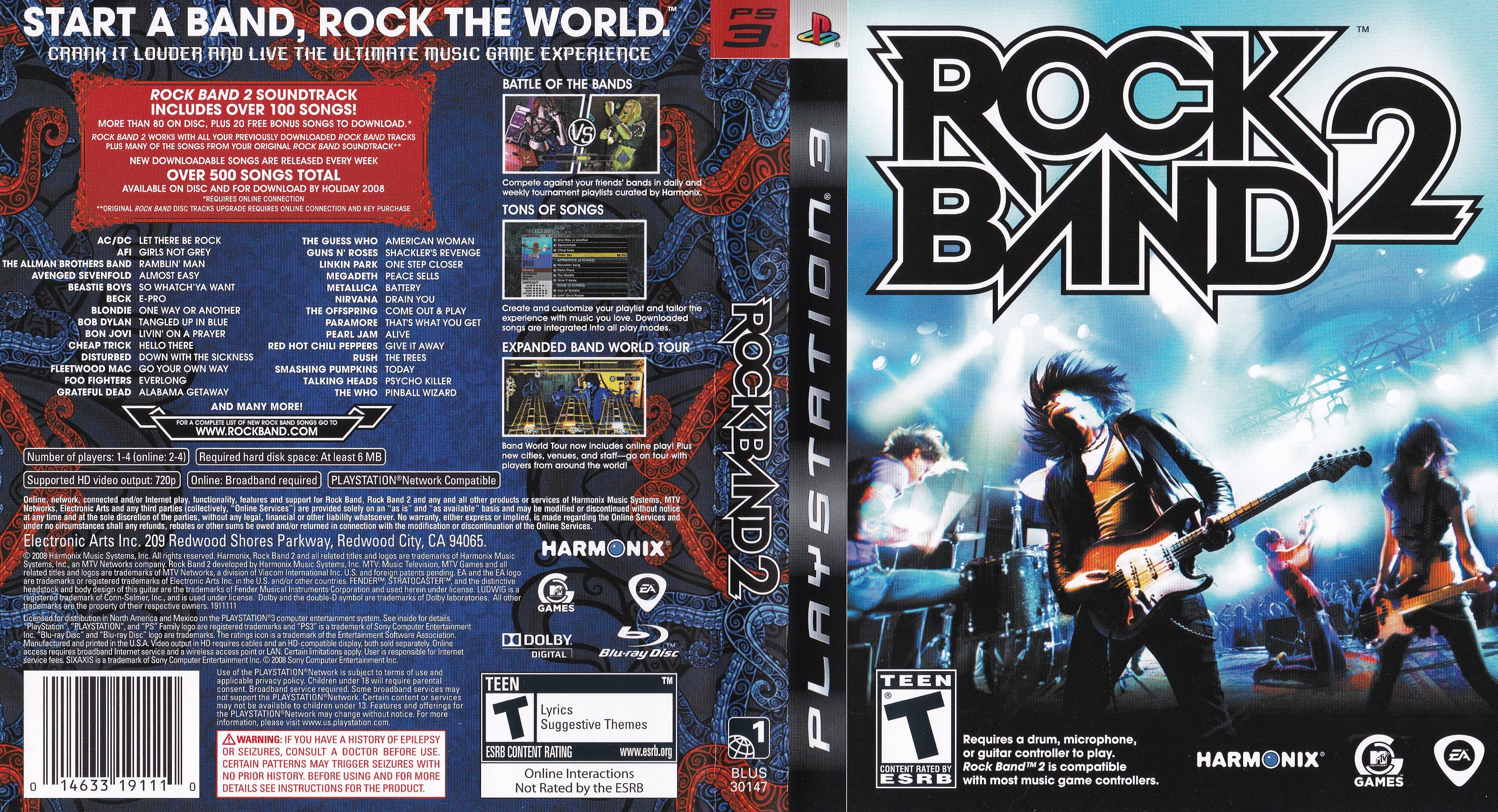 Rock Band 2 PS3