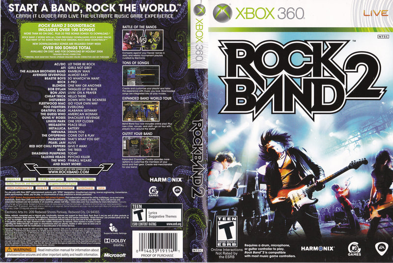 Rock band shop 2 xbox 360